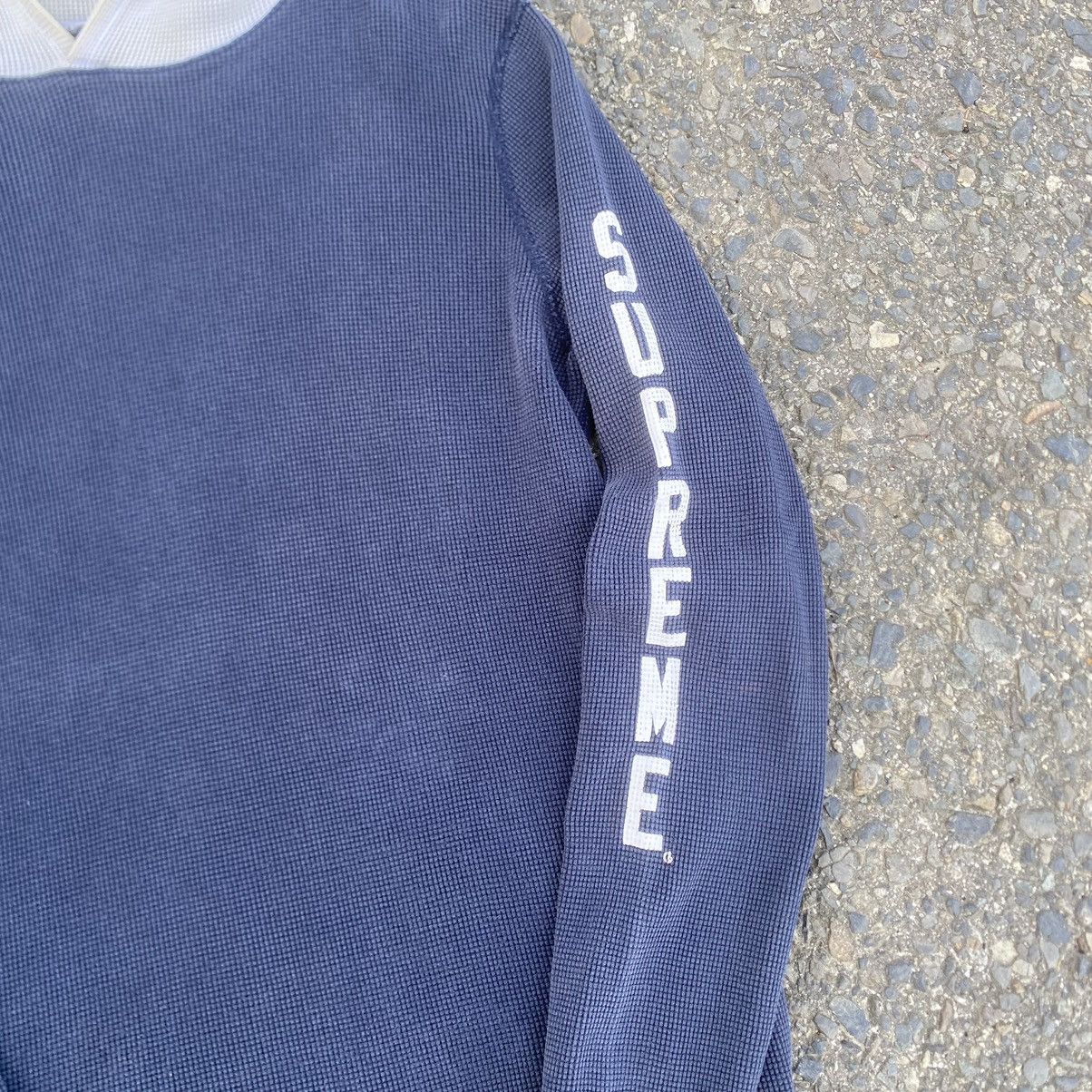 Supreme Supreme Thermal waffel Hoodie Size US M / EU 48-50 / 2 - 2 Thumbnail