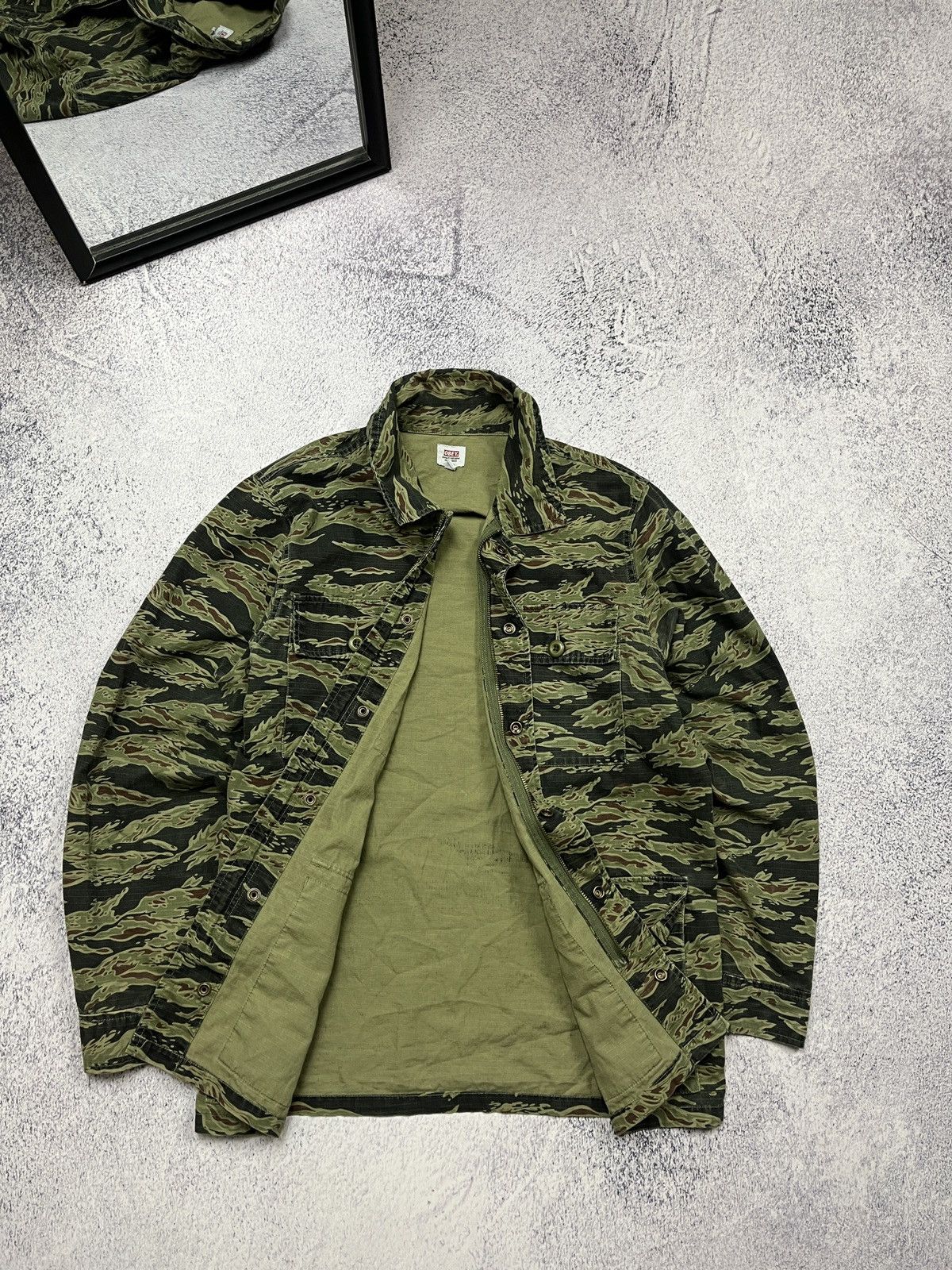 Obey Obey Green All Over Print Camo Field Coach Jacket Size US M / EU 48-50 / 2 - 7 Thumbnail