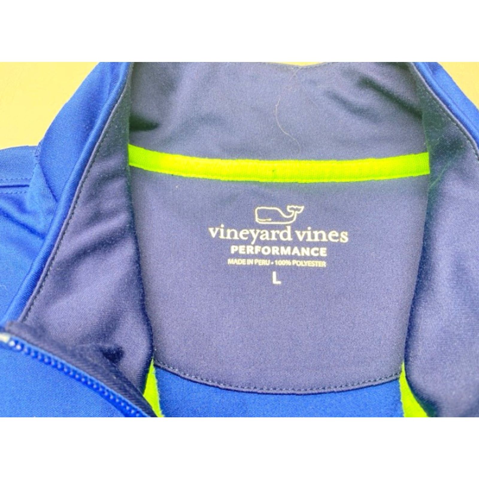 Vineyard Vines Vineyard Vines Performance Vest Mens Large Sleeveless Zip Pockets Outdoors Blue Size US L / EU 52-54 / 3 - 7 Thumbnail