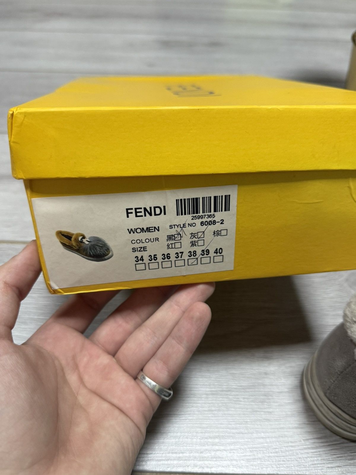 Fendi Fendi x Karl Lagerfeld shoes boots sneakers fur box Size US 8 / IT 38 - 4 Thumbnail
