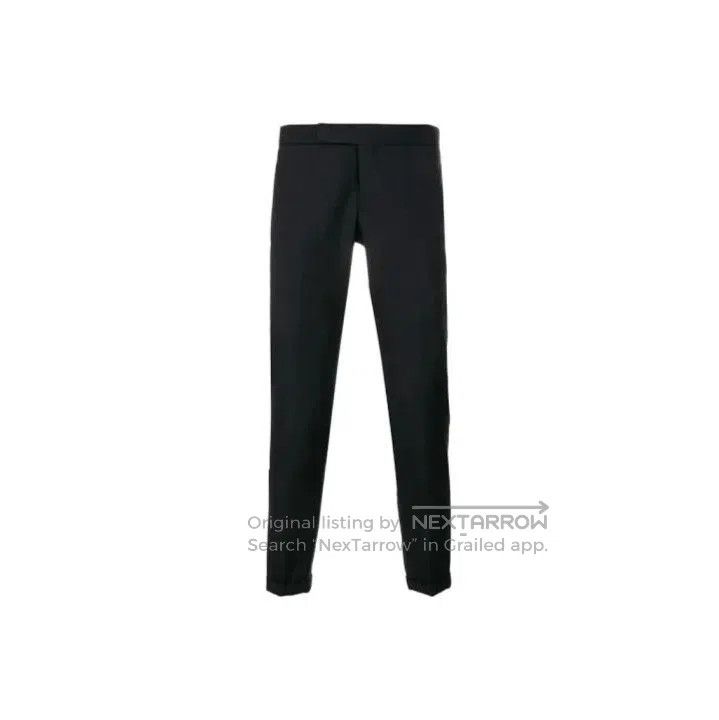 Thom Browne Classic Black Denim Pants.