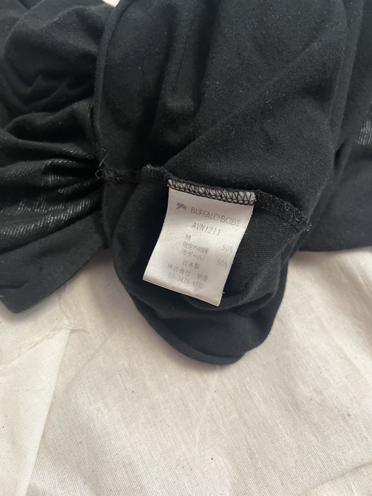 Julius Buffalo Bobs assymetrical poem cutoff tshirt Size US XL / EU 56 / 4 - 4 Thumbnail