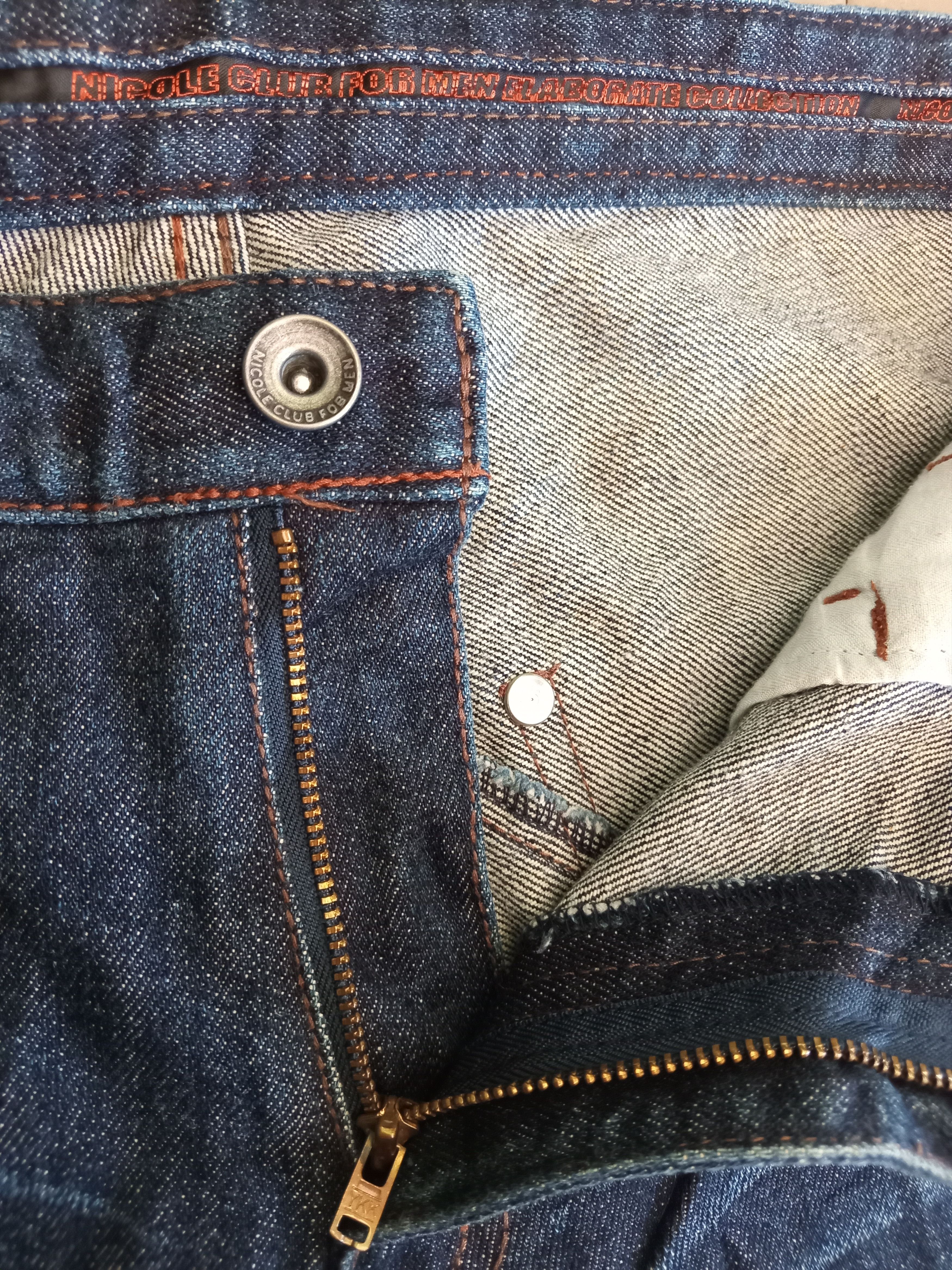 Japanese Brand × Nicole Club × Tornado Mart Japanese Brand Nicole Club For Men Snake Skin Flare Jeans Size US 33 - 5 Thumbnail