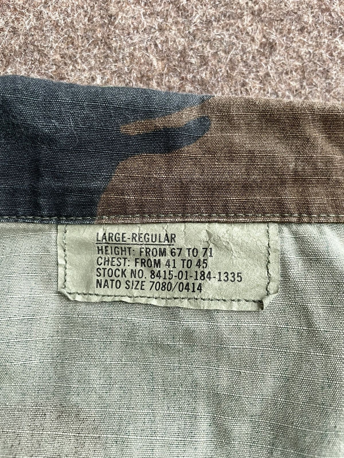 Other US Army Combat Hot Weather Woodland Coat Size US L / EU 52-54 / 3 - 10 Thumbnail