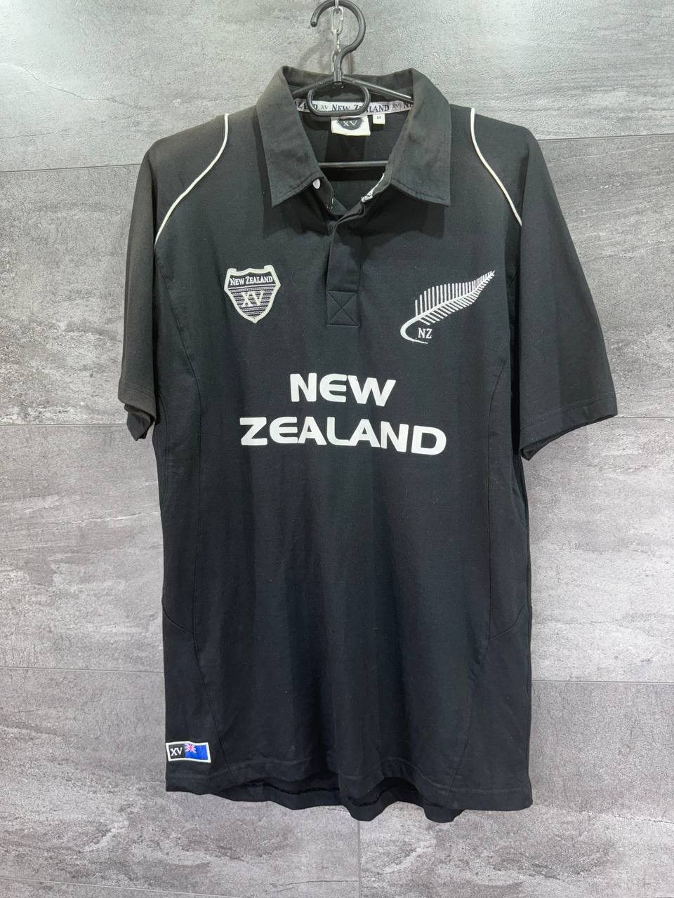 Canterbury of New Zealand All Blacks New Zealand #10 Black Rugby Polo Shirt XV Mens Size US M / EU 48-50 / 2 - 1 Thumbnail