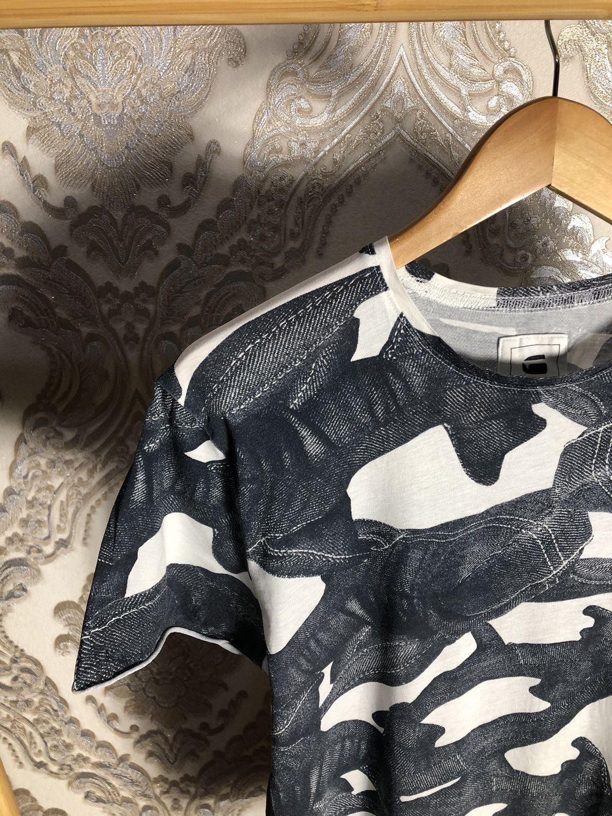 G-Star × Vintage VERY RARE G STAR RAW SHARKS DESIGNER T-SHIRT JAPAN STYLE Y2K Size US M / EU 48-50 / 2 - 3 Thumbnail