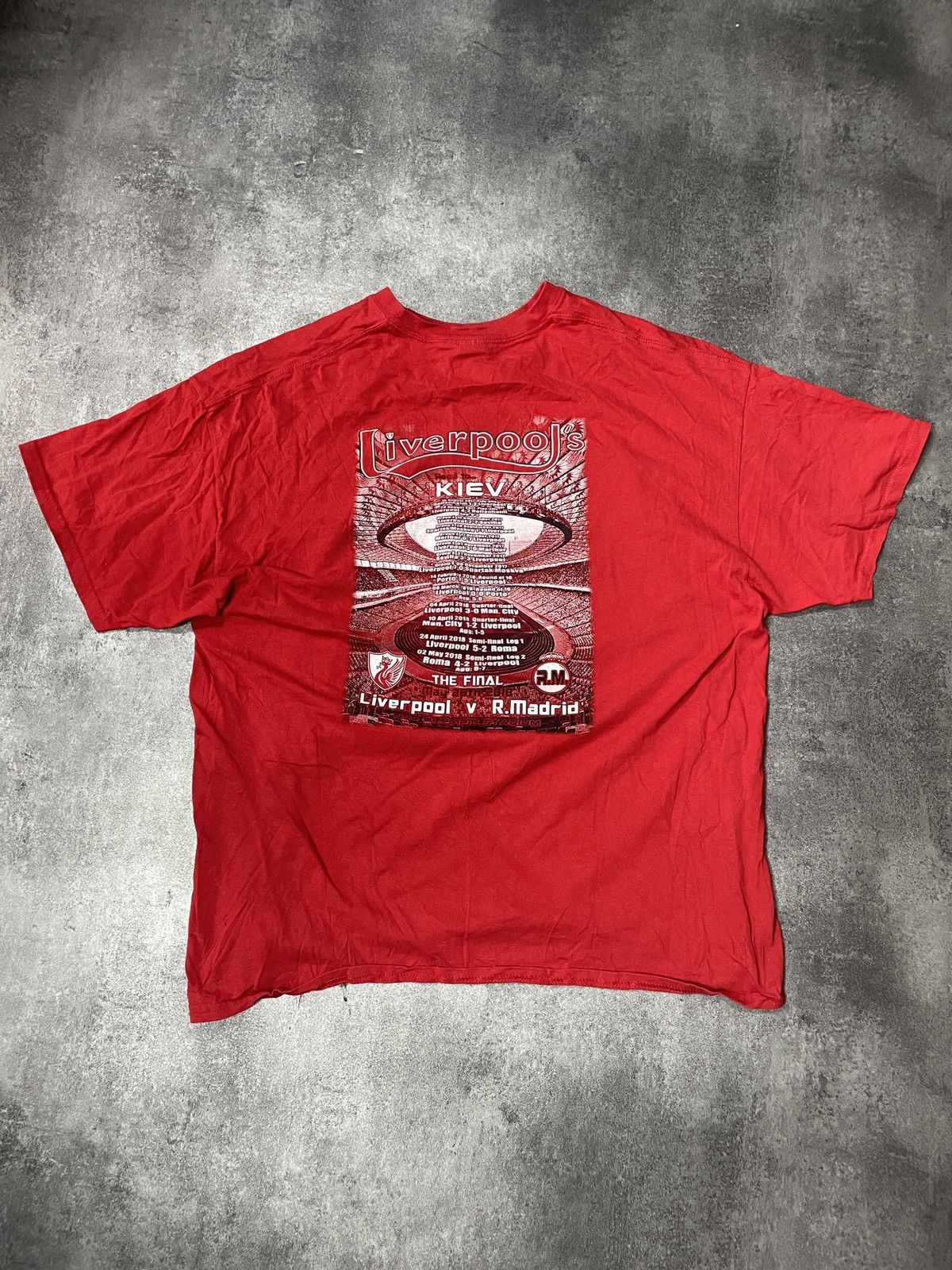 Vintage 🔥RARE🔥Liverpool Vintage Tee Kiev Ukraine y2k Soccer Rare Size US XXL / EU 58 / 5 - 1 Thumbnail