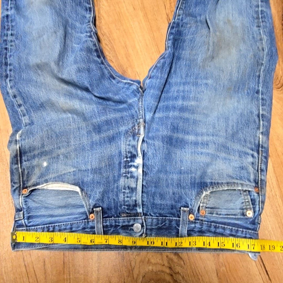 Levi's Levi's 501 Jeans Button Fly Faded Blue Denim 34x34 Size US 34 / EU 50 - 10 Thumbnail