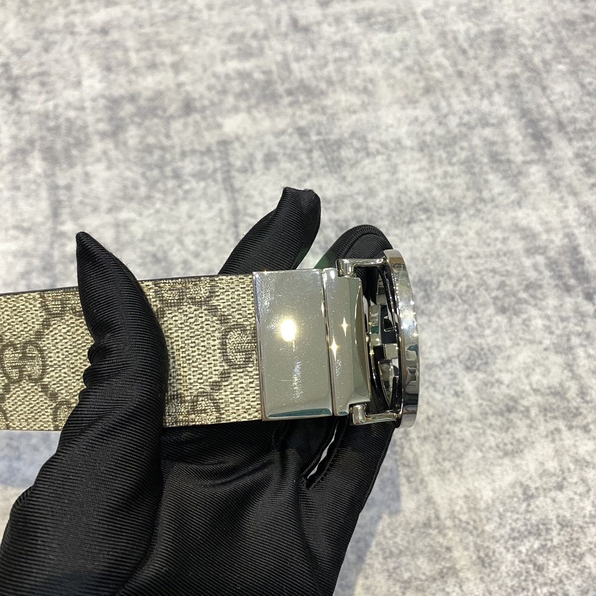 Gucci GUCCI Reversible GG Supreme Belt Size ONE SIZE - 7 Thumbnail