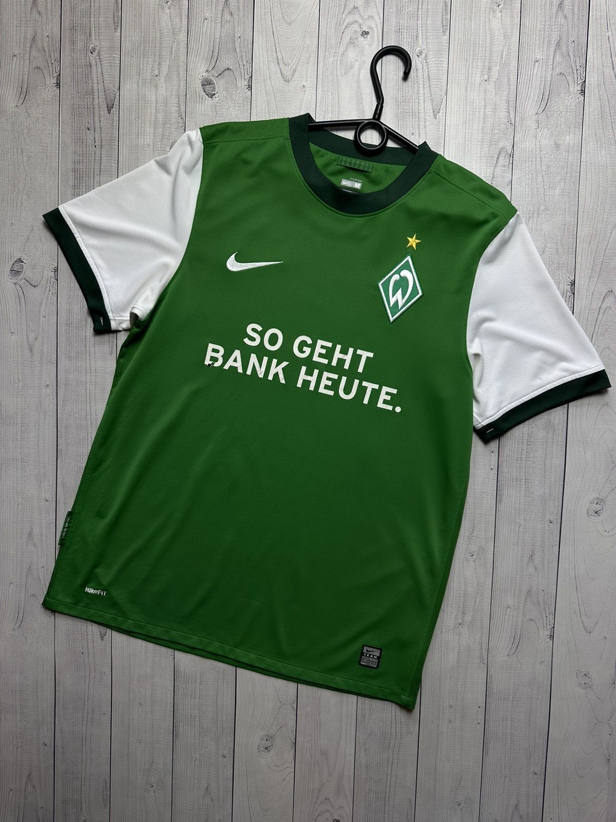 Nike × Vintage Vintage Nike Bremen Werder soccer jersey size M green Size US M / EU 48-50 / 2 - 1 Thumbnail