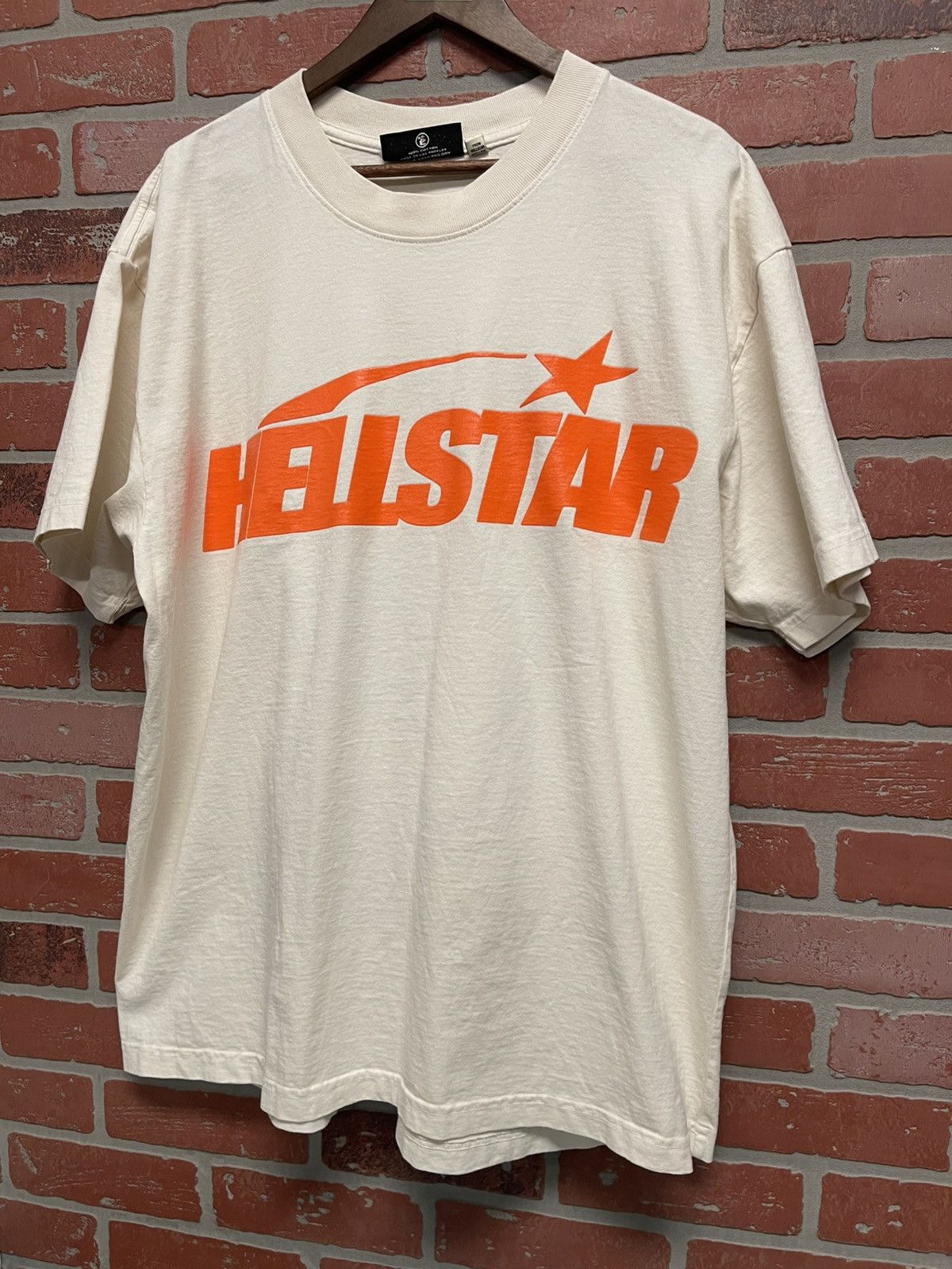 HELLSTAR Size XL - Hellstar Classic Tee Shirt Orange Print Size US XL / EU 56 / 4 - 3 Thumbnail