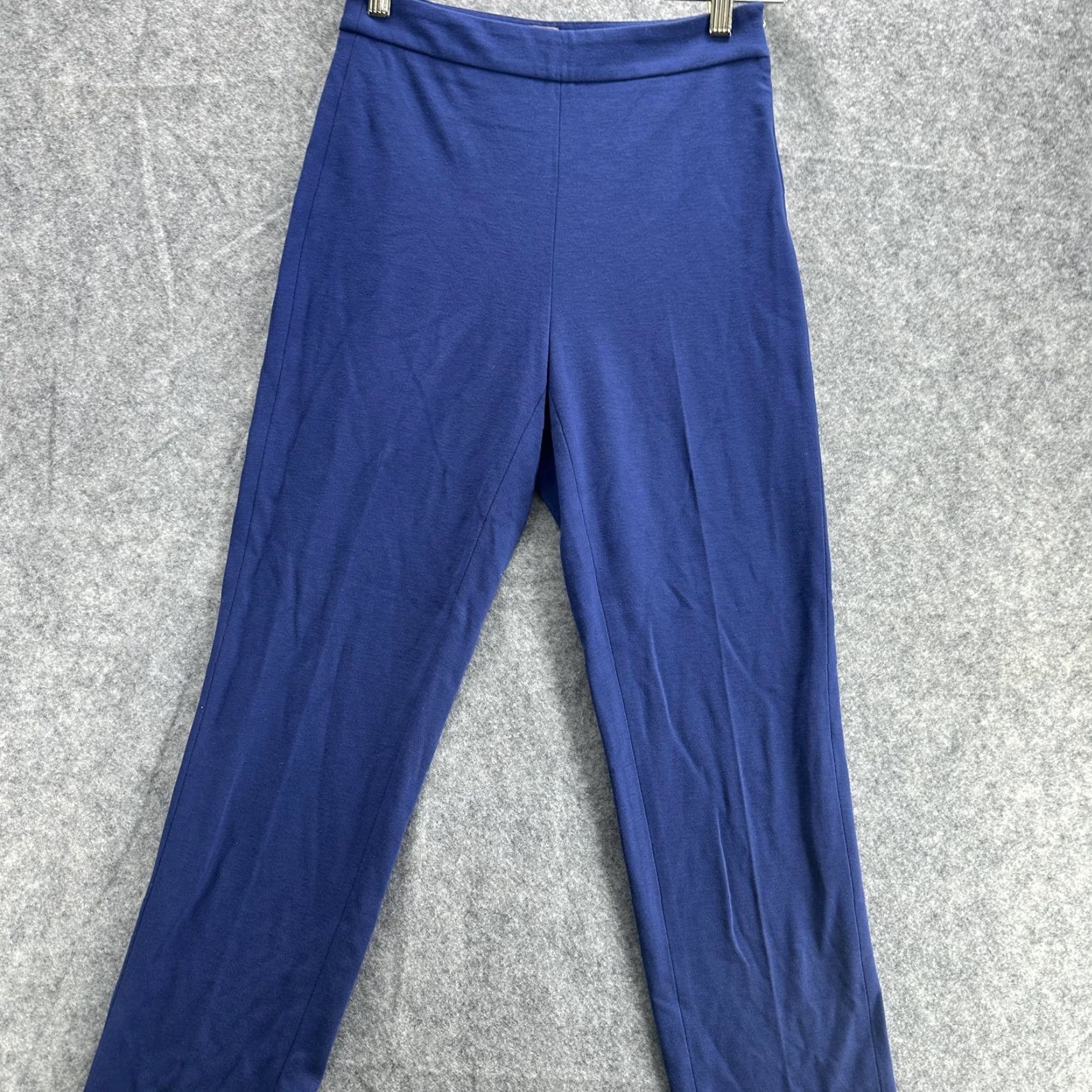 Vintage VINTAGE Boss Women's Pants Medium Blue Straight Leg High Rise Side Zip Dress Trousers Size 32" / US 10 / IT 46 - 2 Thumbnail
