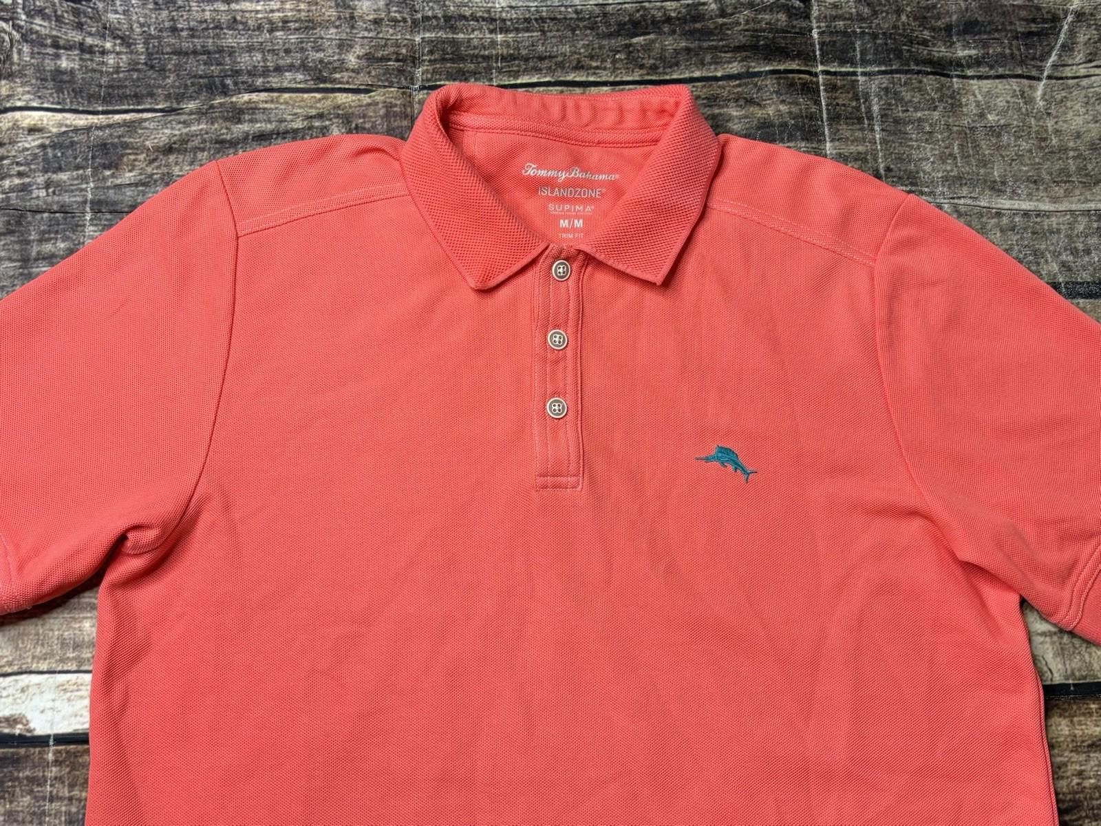 Tommy Bahama Tommy Bahama Polo Shirt Mens M Islandzone Supima Cotton Size US M / EU 48-50 / 2 - 4 Thumbnail