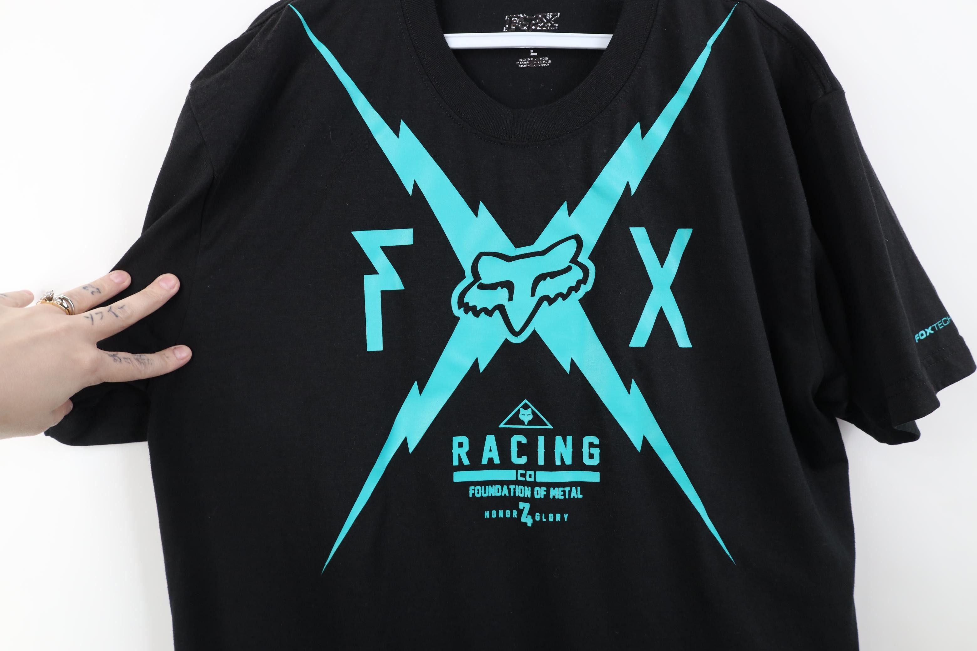 Fox Racing Y2K Fox Racing Lightning Tech Short Sleeve T-Shirt Black Size US L / EU 52-54 / 3 - 6 Thumbnail