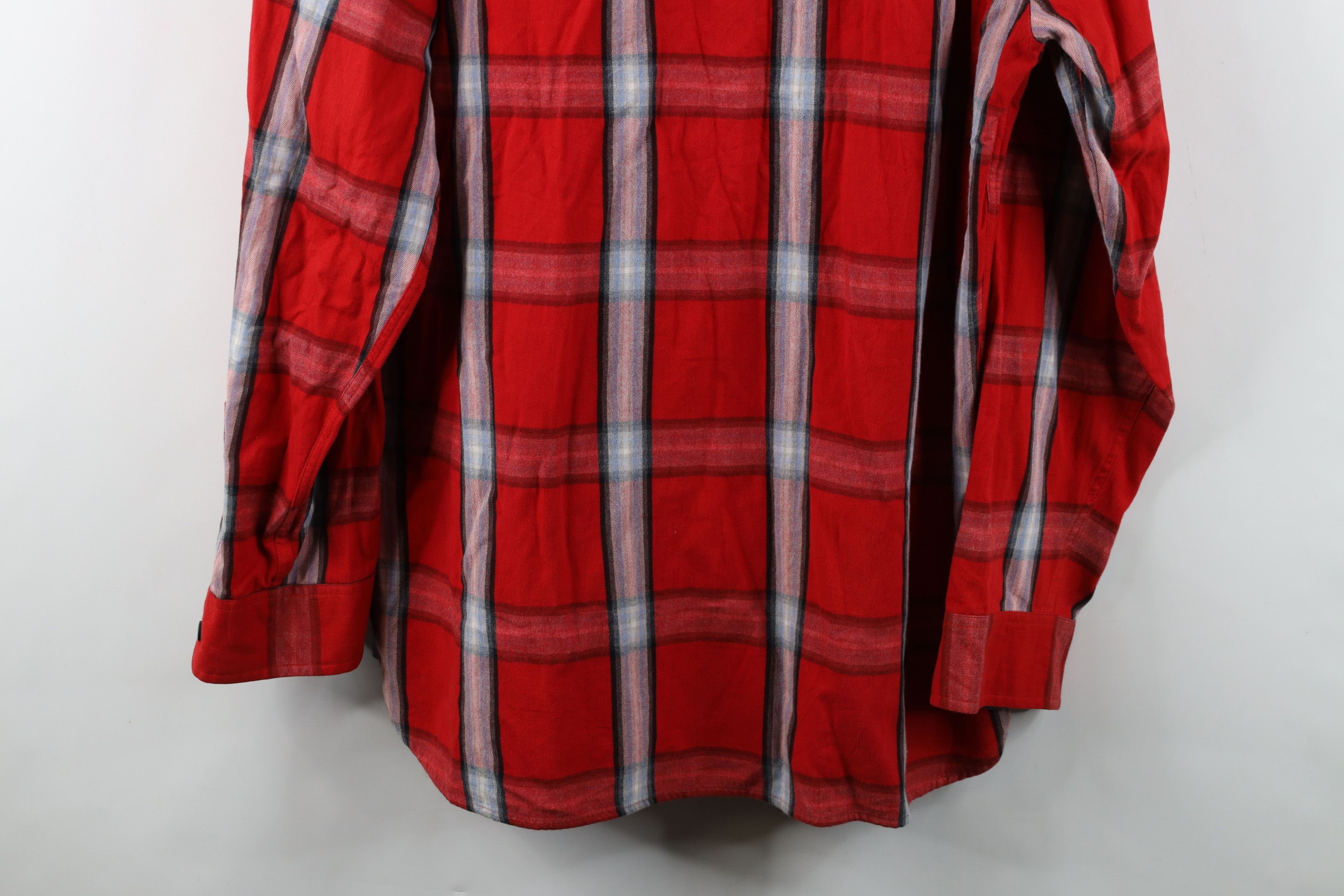 Tommy Hilfiger Vintage 90s Y2K Tommy Hilfiger Baggy Flannel Button Shirt Size US M / EU 48-50 / 2 - 14 Thumbnail