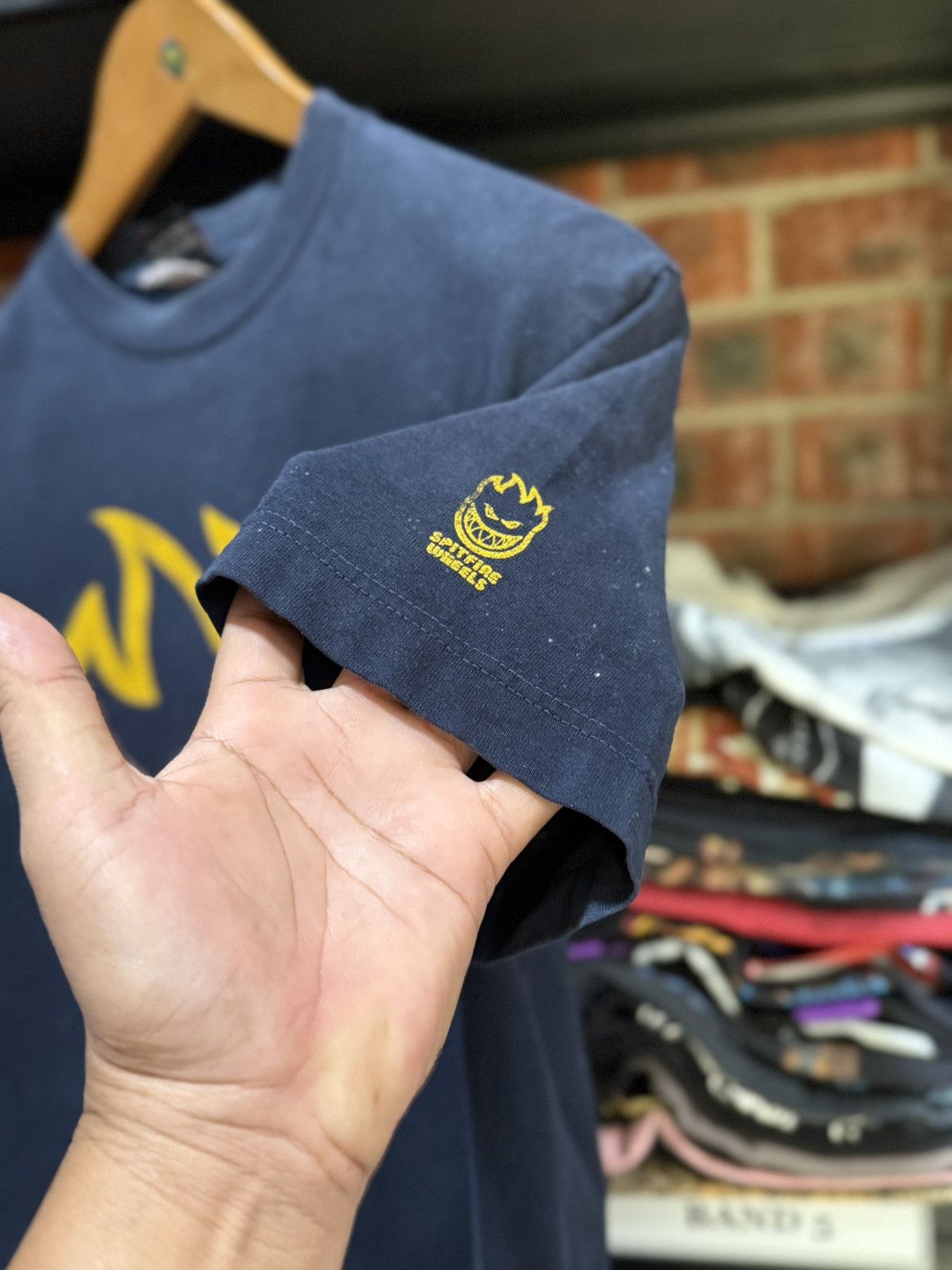 Spitfire Thrashed Vintage Spitfire Wheels Skateboard Faded Tee Size US M / EU 48-50 / 2 - 8 Thumbnail