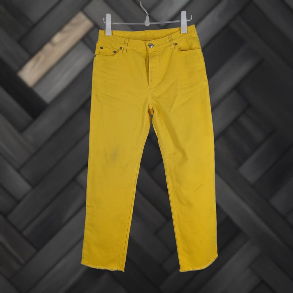 Celine CELINE Jeans Denim 5 Pocket Button Fly Yellow 38 30x27 Womens Regular Tangled Tee? Size 26" / US 2 / IT 38 - 1 Thumbnail