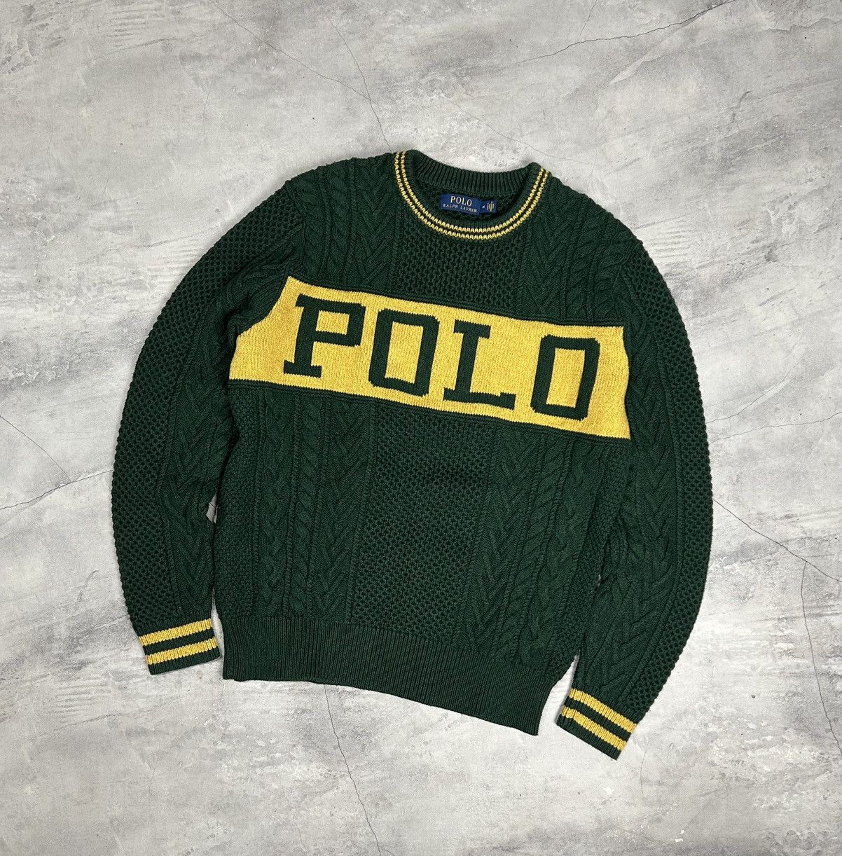Polo Ralph Lauren Vintage Knit Polo Ralph Lauren Golf Sweatshirt Size US M / EU 48-50 / 2 - 1 Thumbnail