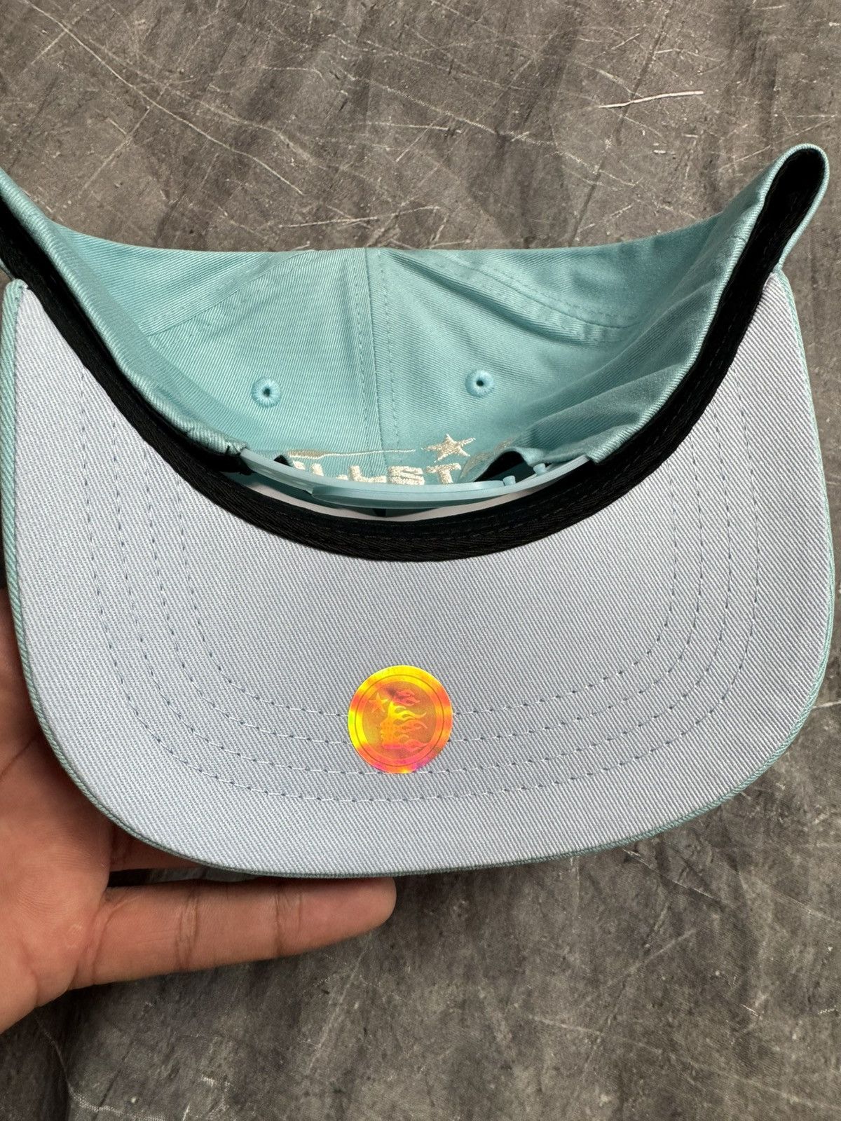 HELLSTAR Hellstar Logo Snapback Hat in Baby Blue Size ONE SIZE - 4 Thumbnail