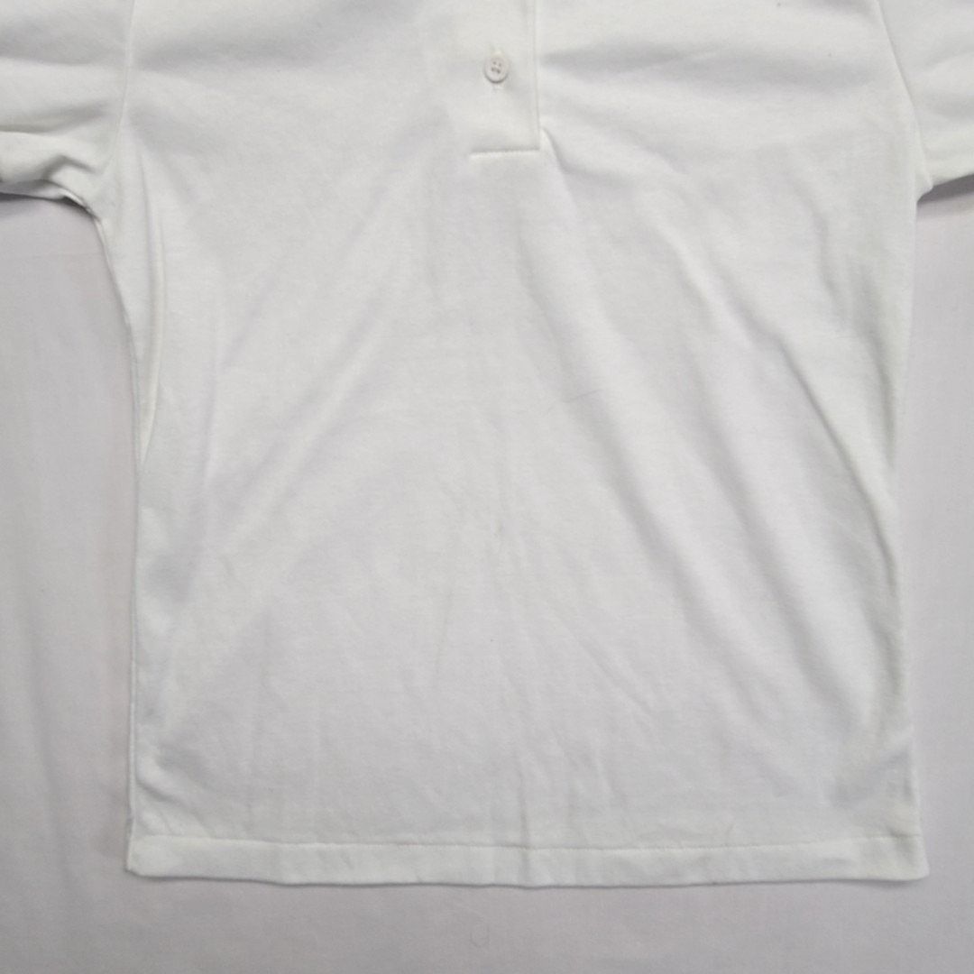 Vintage Vintage Polo Print-Ons White Blue Trim Womens S Shirt 80s Size S / US 4 / IT 40 - 2 Thumbnail