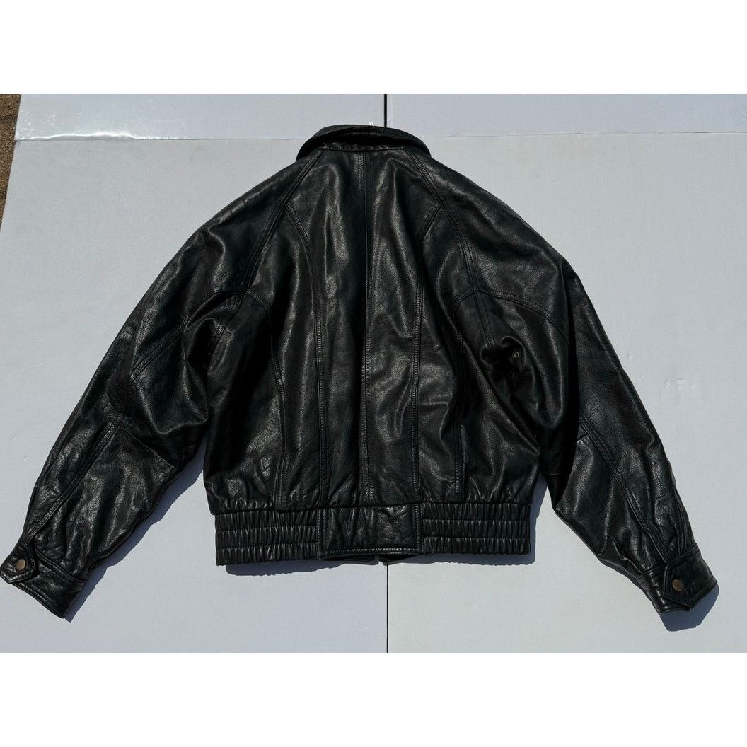 Other TOWNE Black Leather Jacket Size M / US 6-8 / IT 42-44 - 3 Thumbnail