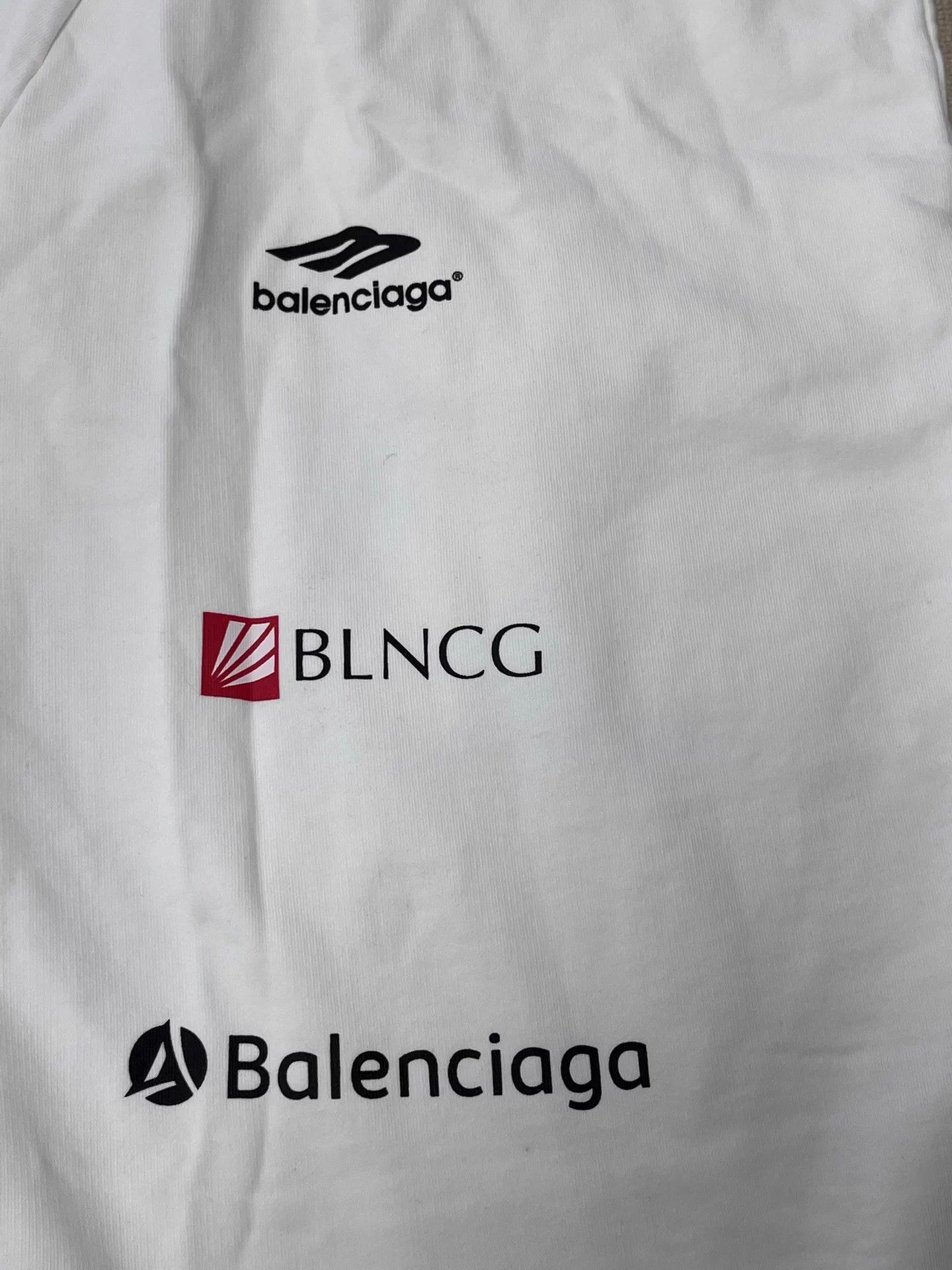 Balenciaga Balenciaga monogram print straight-leg casual trousers, Size 25" / US 0 / IT 36 - 3 Thumbnail