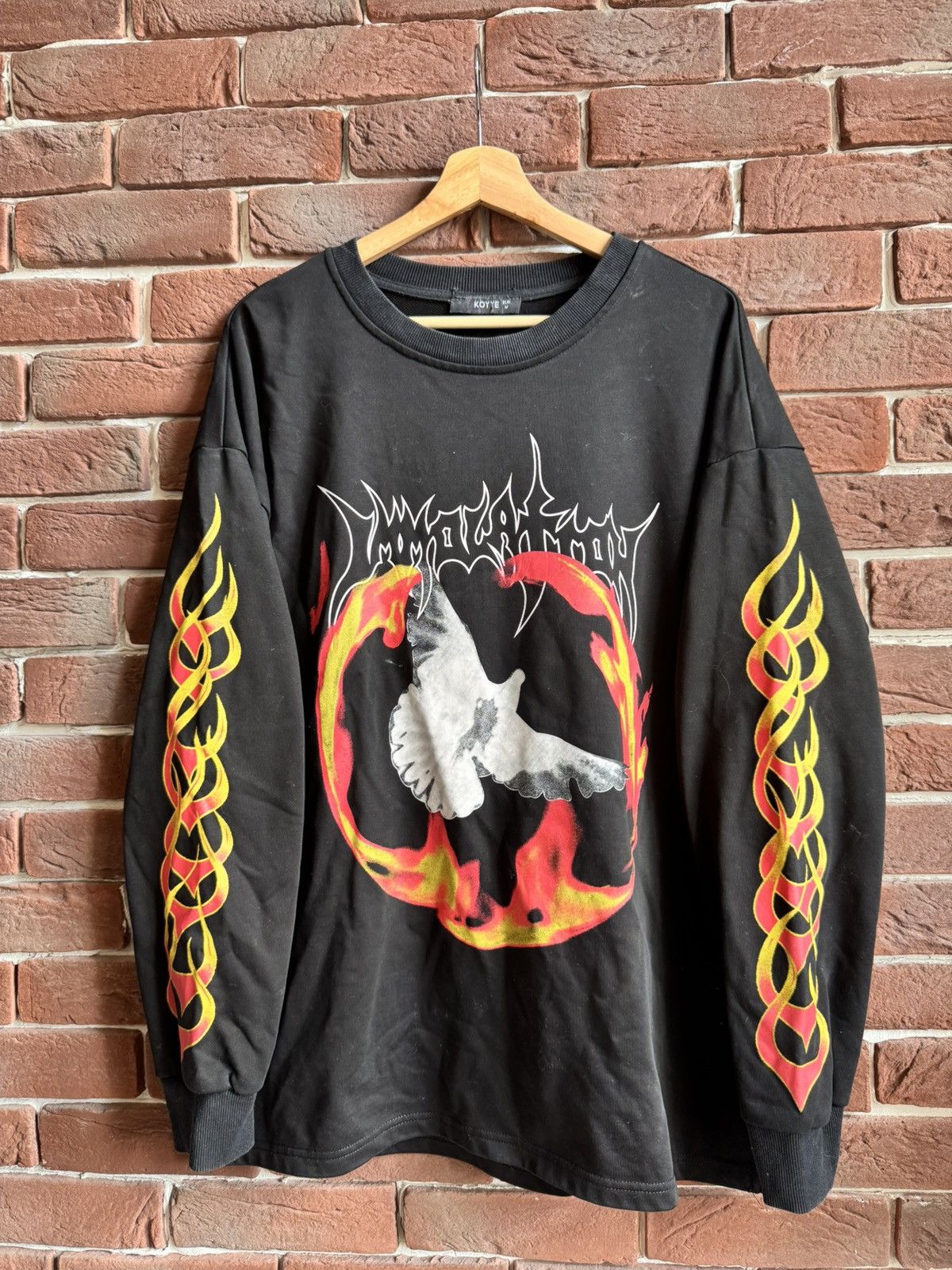 Rare Immolation Bringing down Death Metal Band Tshirt Grail