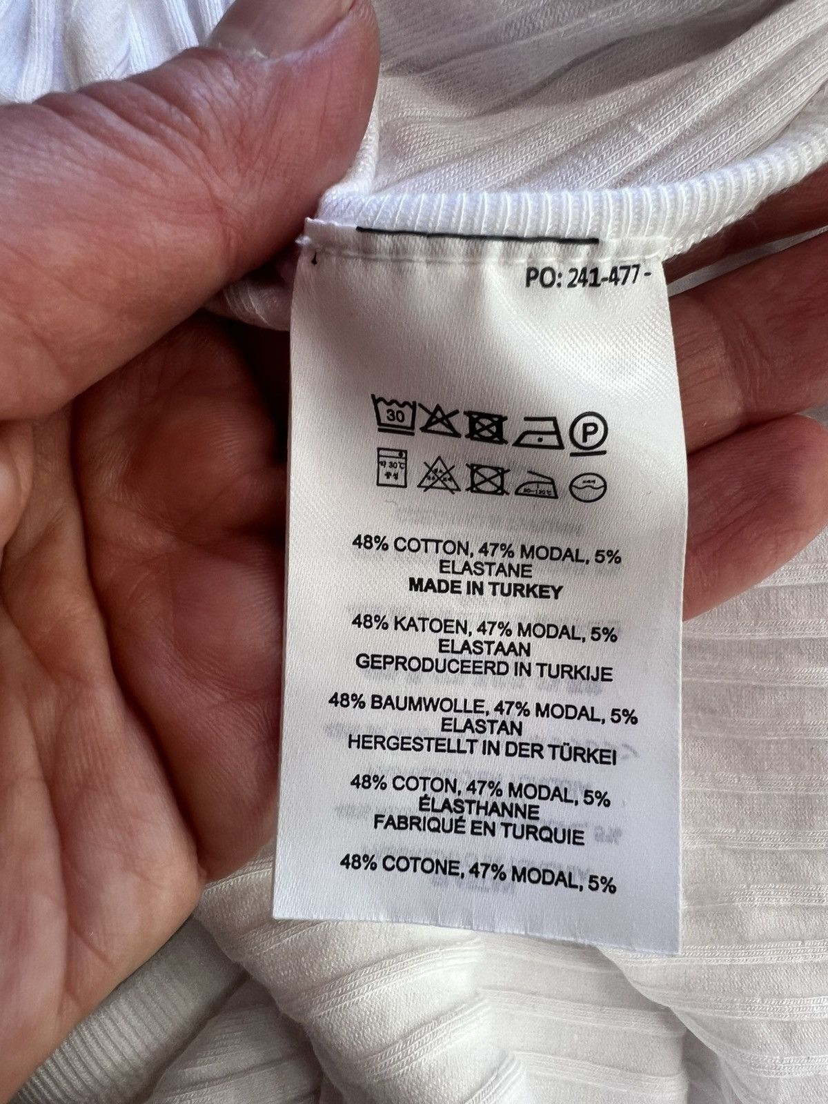 Dries Van Noten Dries Van Noten Hoga Asymmetric Ribbed Tank Top Size XS / US 0-2 / IT 36-38 - 15 Thumbnail