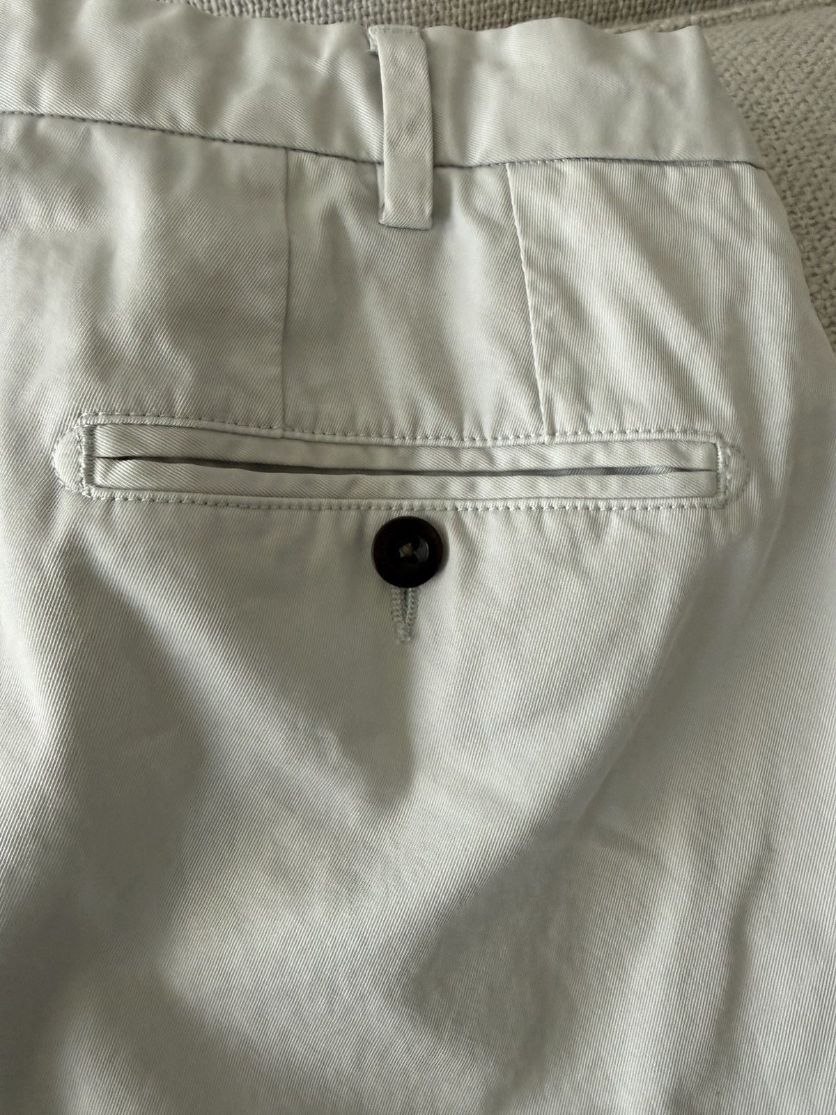 Sid Mashburn Sid Mashburn Chino Trouser — White/Cream | Size 35 Size US 35 - 6 Thumbnail