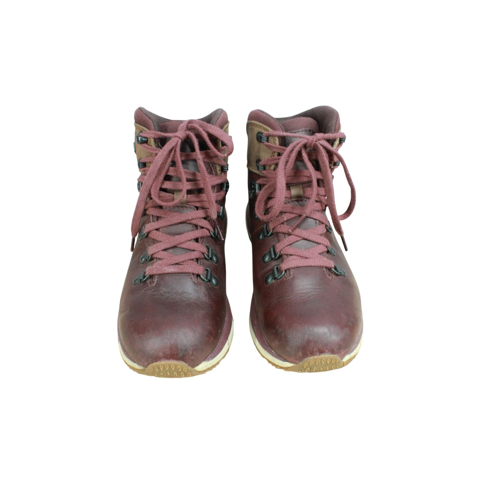 L.L. Bean × Leather LL Bean Alpine Burgundy Leather Waterproof Hiking Boots Size US 9.5 / IT 39.5 - 4 Thumbnail