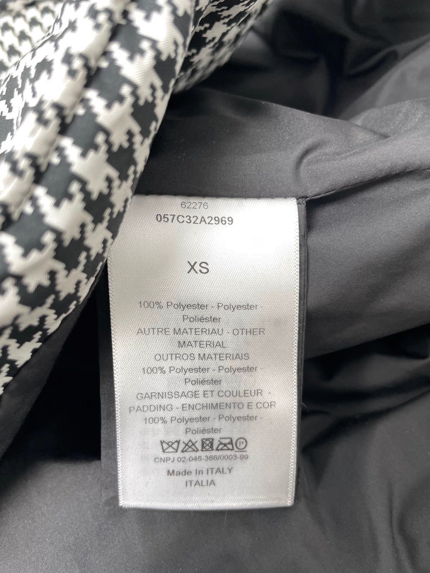 Dior Dior Houndstooth Down Vest XS Size XS / US 0-2 / IT 36-38 - 3 Thumbnail