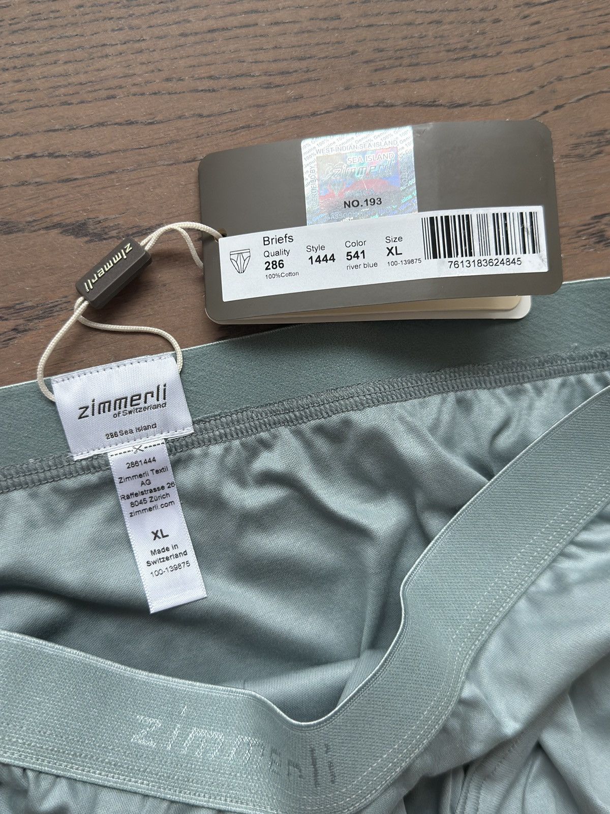 Zimmerli Zimmerli of Switzerland Handmade Sea Island Cotton Underwear Size 36 - 2 Thumbnail