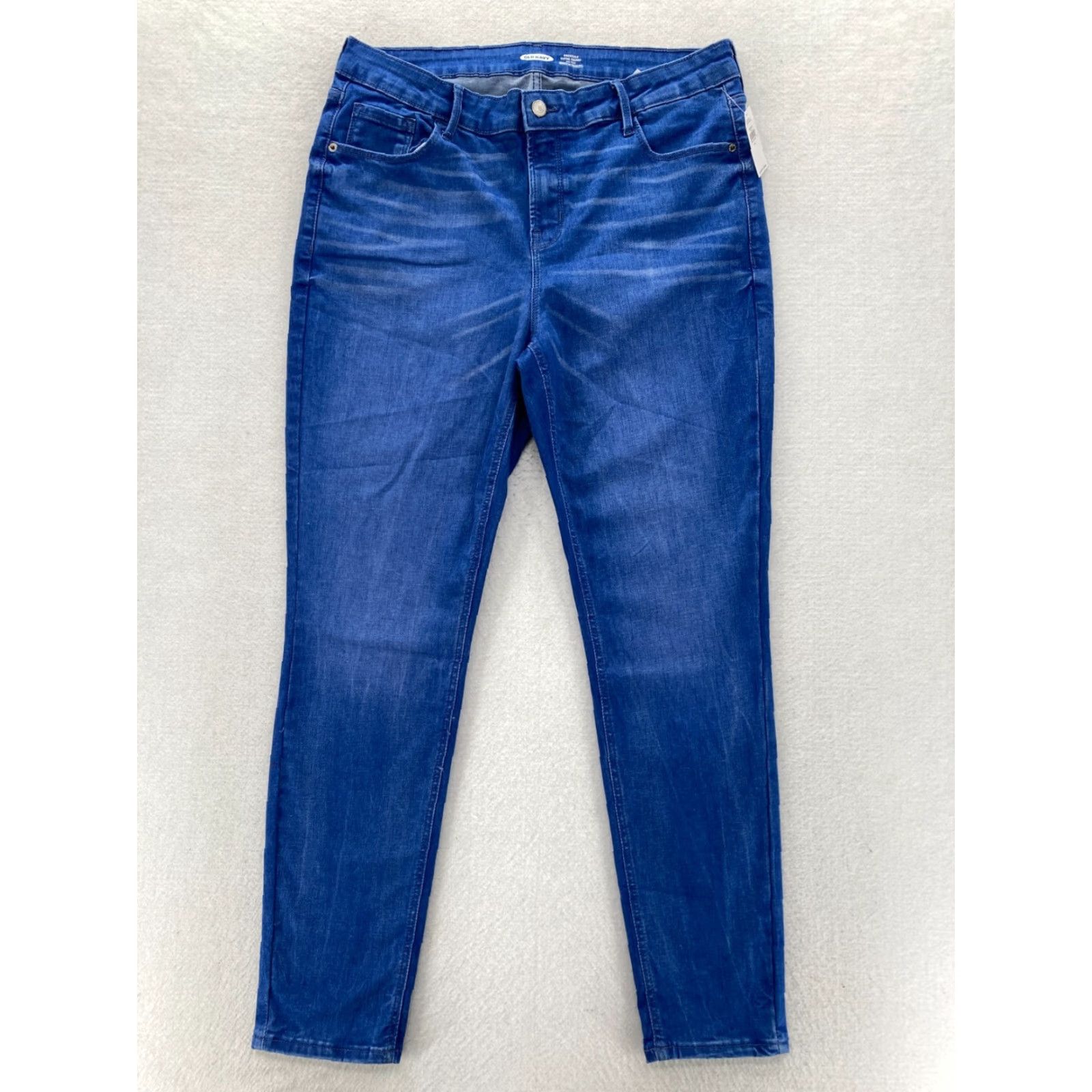 Old Navy Old Navy Rockstar Jeans Women's 14 Skinny Medium Wash Blue Stretch Denim Jeans Size 24" / US 00 / IT 34 - 2 Thumbnail