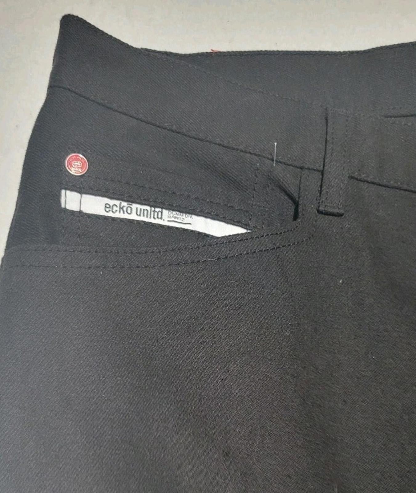 Ecko Unltd. Ecko Unltd 759 Relaxed Baggy Jeans 38x32 Black Denim NWT Size US 38 / EU 54 - 5 Thumbnail