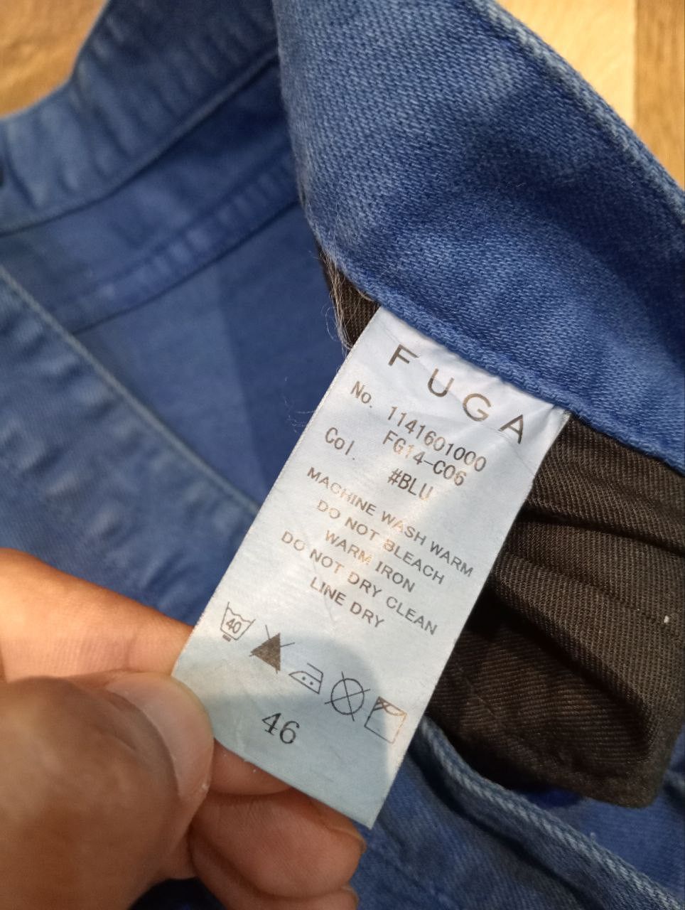 GOSTAR DE FUGA JAPANESE FUGA BLUE STRETCH JEANS Size US 34 / EU 50 - 6 Thumbnail