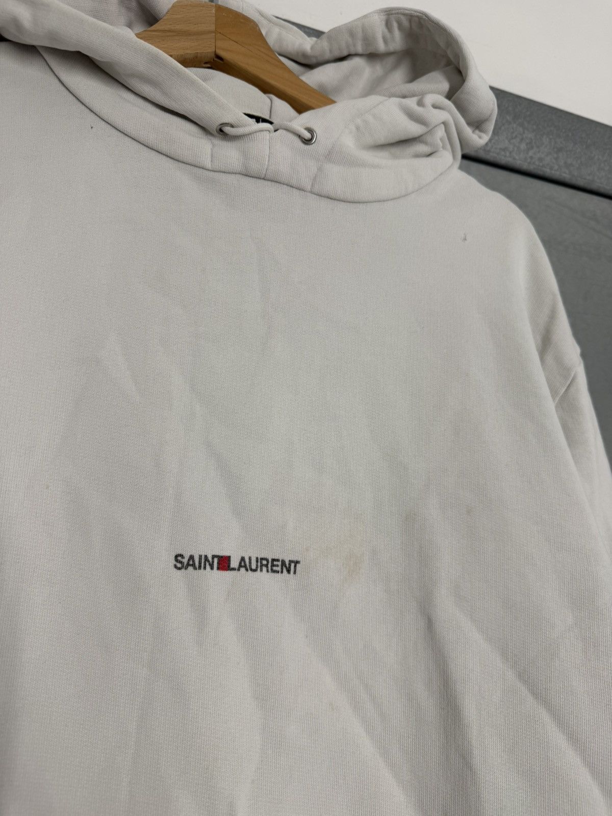 Saint Laurent Paris Saint Laurent Logo Hoodie Size US L / EU 52-54 / 3 - 6 Thumbnail