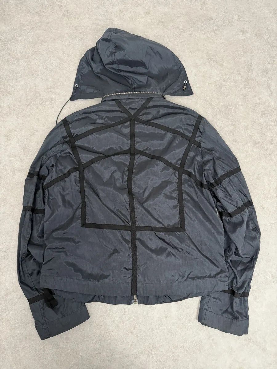 Versace 2000s Versace Bondage Black Hooded Jacket Size US L / EU 52-54 / 3 - 4 Thumbnail