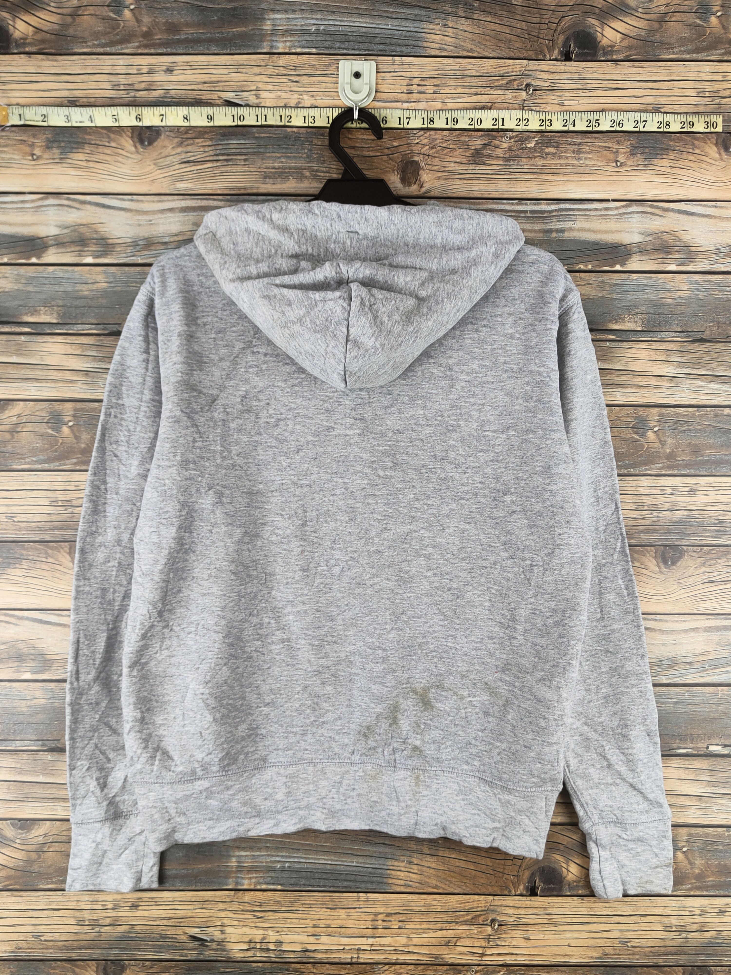 Japanese Brand Japanese Brand Gray Hoodie Sweatshirts Size L / US 10 / IT 46 - 7 Thumbnail