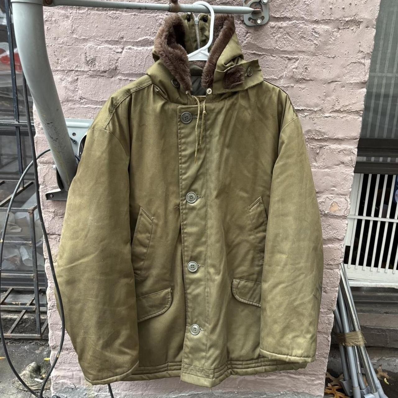 Vintage Vintage 40s WWII Parka B-9 Flight US Military Parka Jacket Size US XL / EU 56 / 4 - 1 Thumbnail