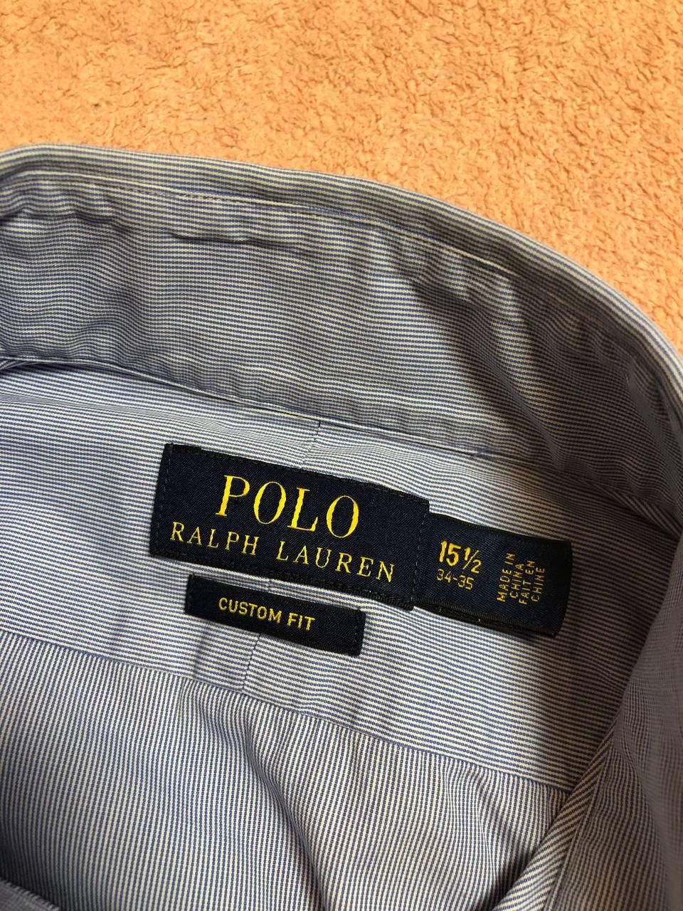 Polo Ralph Lauren Vintage Polo Ralph Lauren Custom Fit Button Up Shirt Size US L / EU 52-54 / 3 - 2 Thumbnail