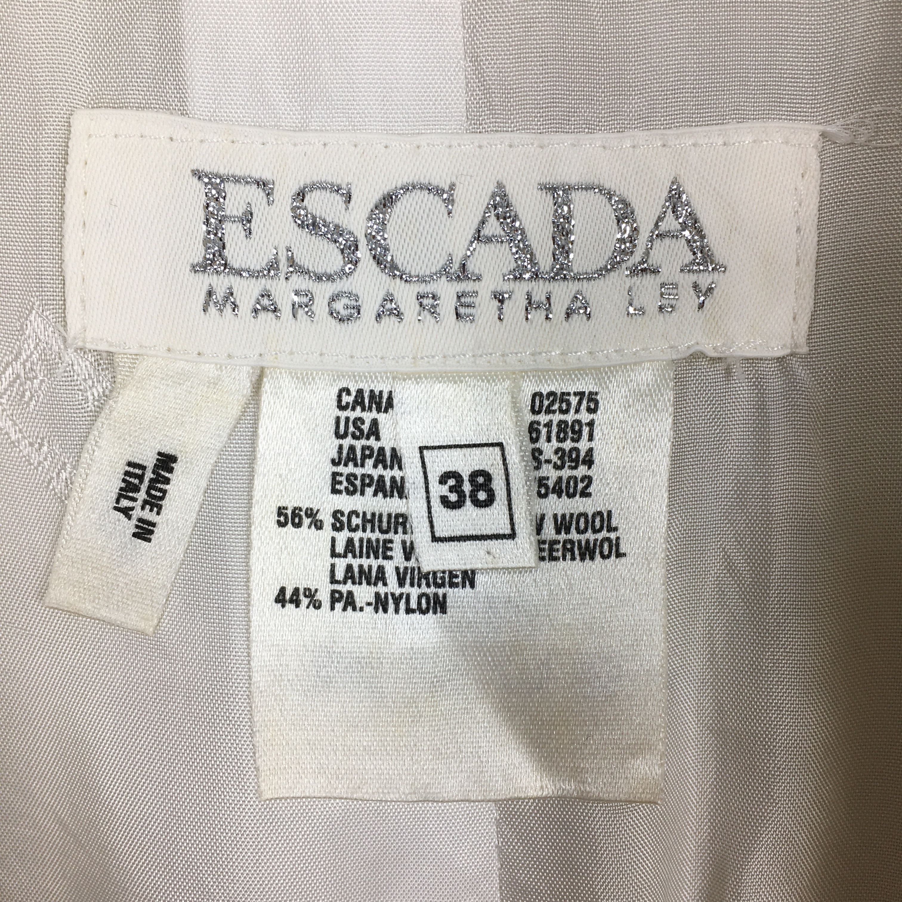 Escada Vintage Escada Margaretha Ley Blazer Italy Wool Jacket Small Size S / US 4 / IT 40 - 5 Thumbnail
