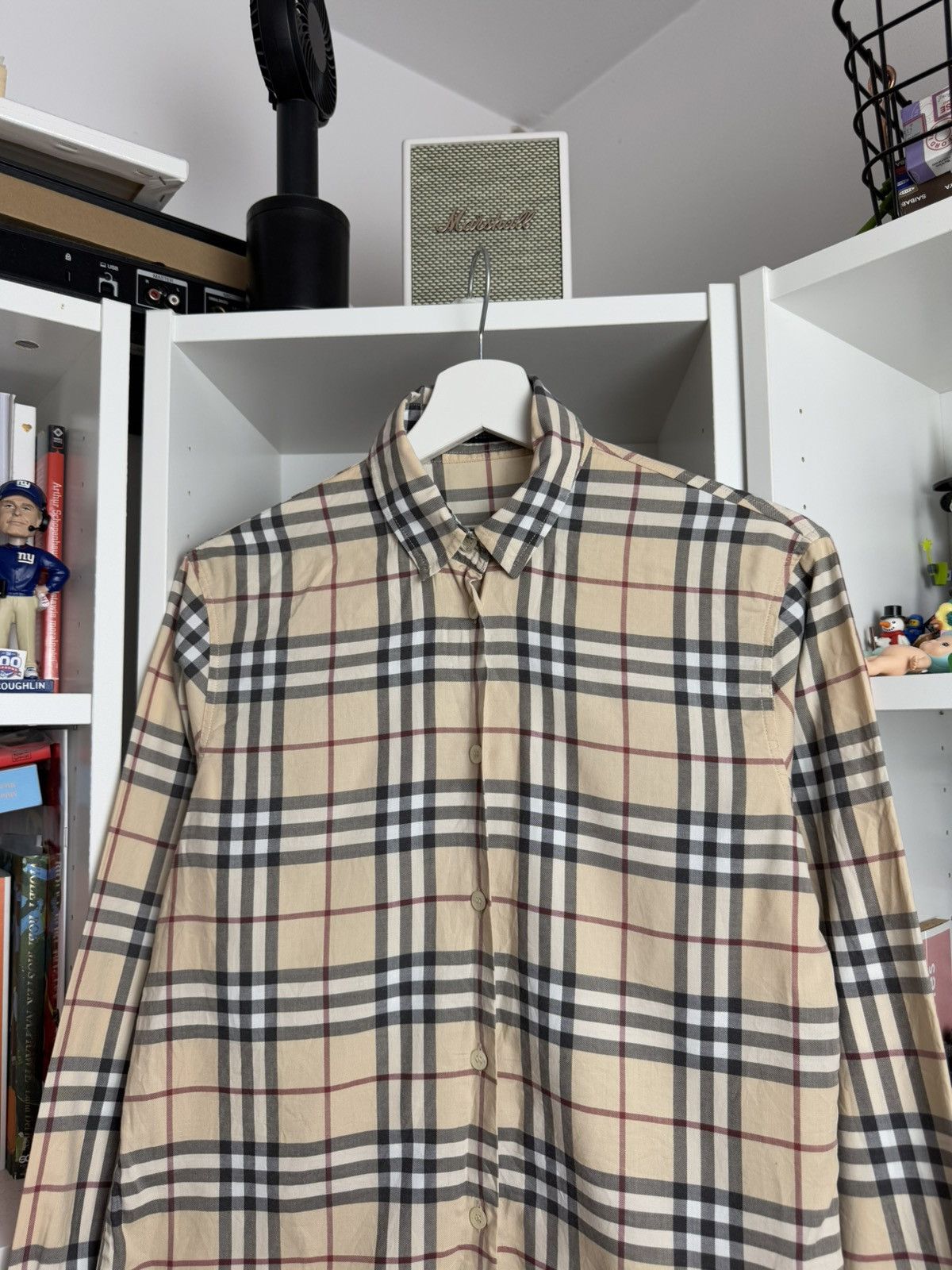 Burberry × Designer × Vintage Burberry Nova check cotton shirt S old money designer tartan Size S / US 4 / IT 40 - 3 Thumbnail