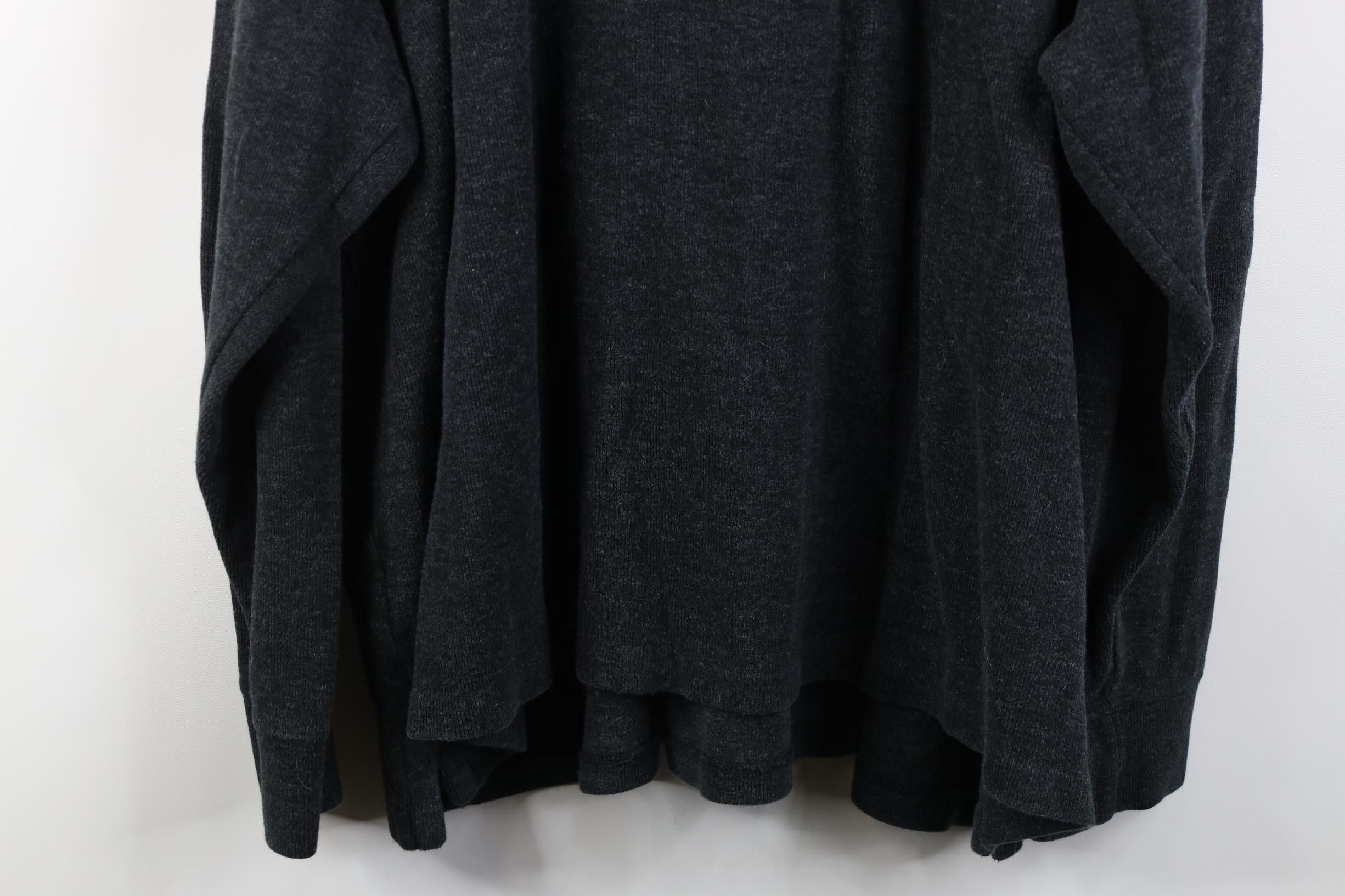Polo Ralph Lauren Vintage Ralph Lauren Ribbed Knit 1/4 Zip Sweater Dark Gray Size US XXL / EU 58 / 5 - 12 Thumbnail