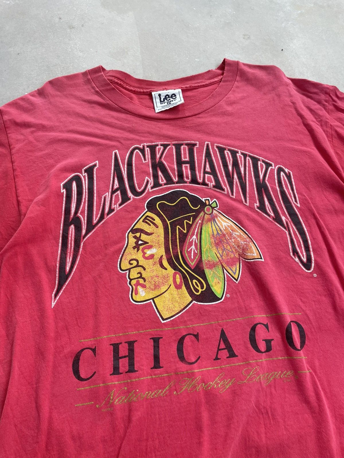 Lee × Vintage VINTAGE CHICAGO BLACKHAWK TEE Size US L / EU 52-54 / 3 - 2 Thumbnail