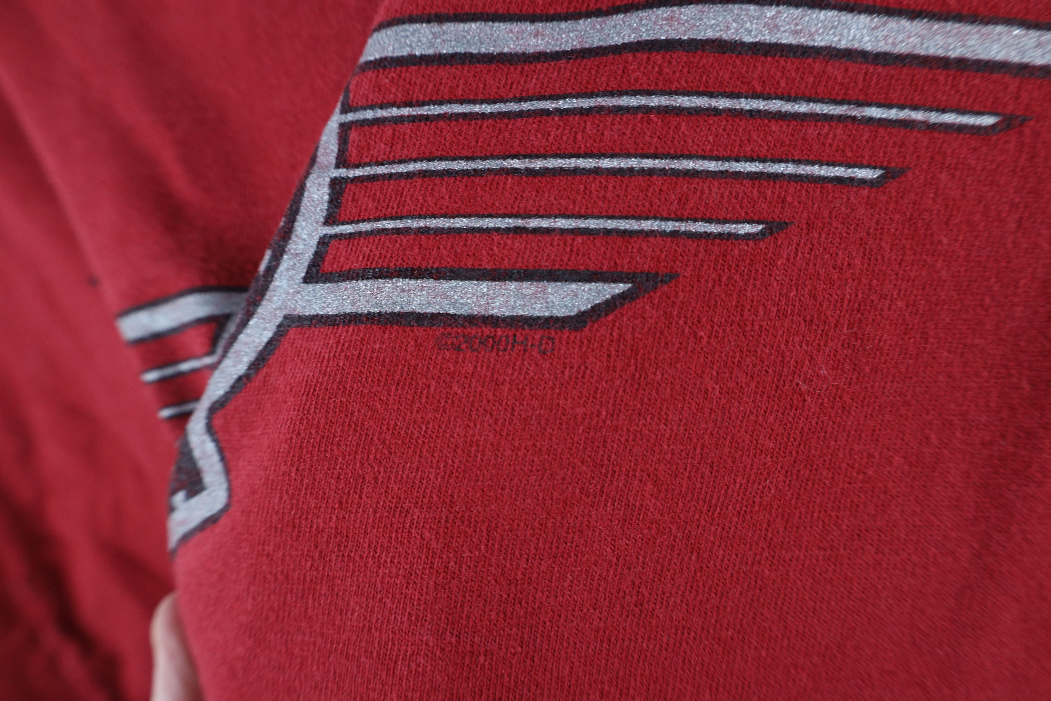 Harley Davidson × Vintage Vintage Y2K 2000 Harley Davidson Wings Long Sleeve T-Shirt Size US XL / EU 56 / 4 - 5 Thumbnail