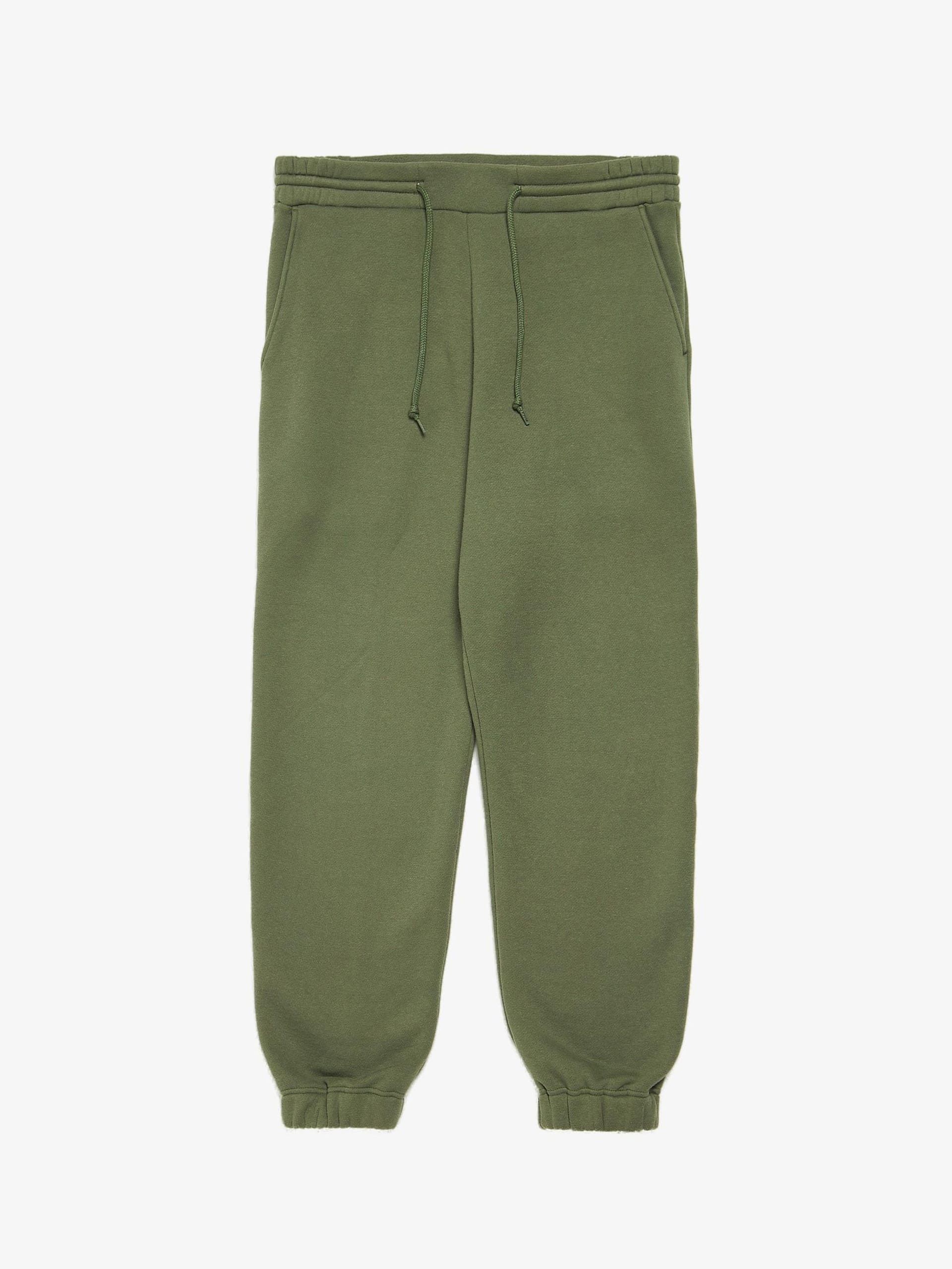 Wtaps Olive Backsite Logo Knitted Cotton Sweatpants | Grailed