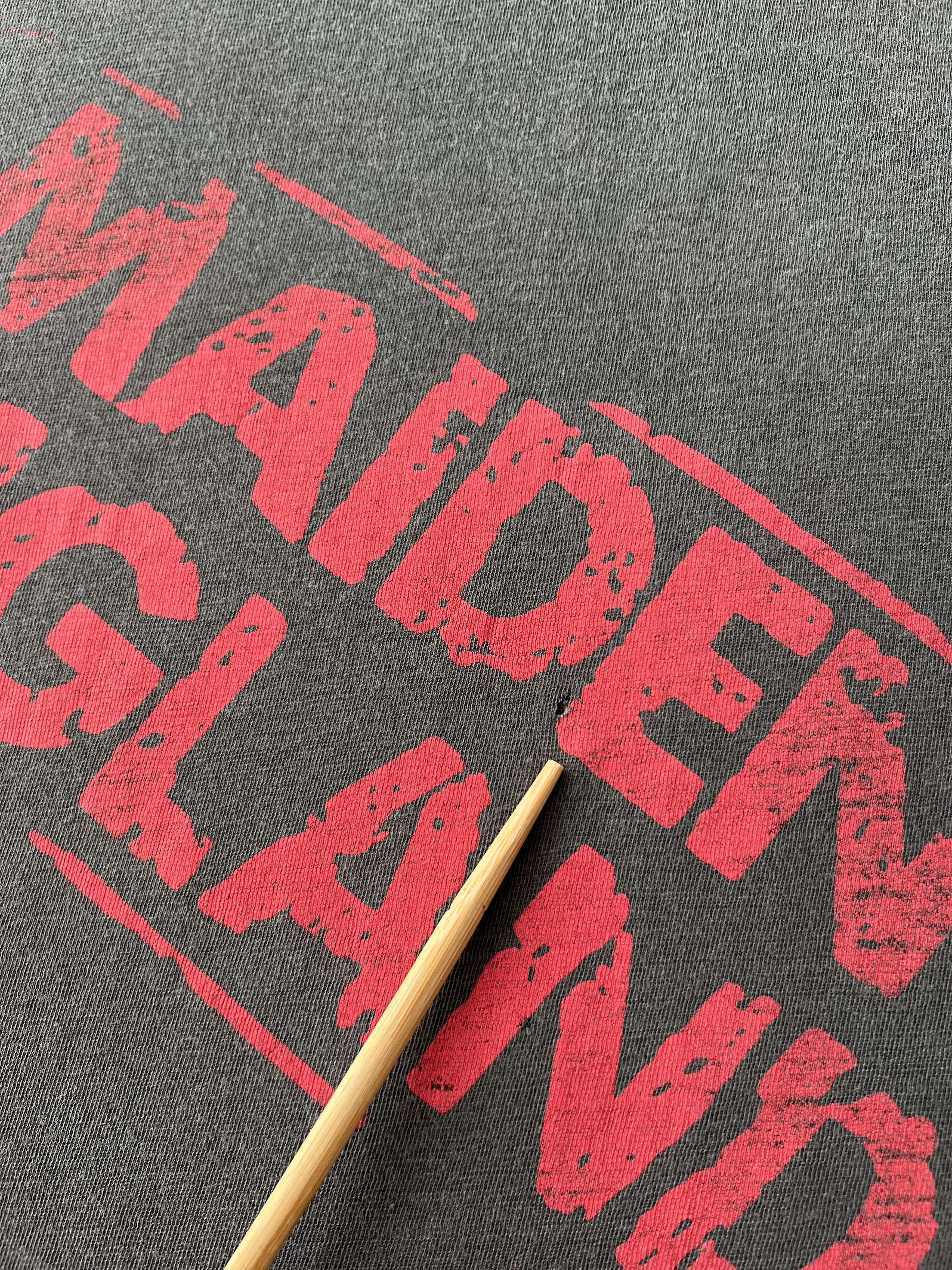 Band Tees Vintage 90s Iron Maiden England Faded Black T-shirt Size US M / EU 48-50 / 2 - 15 Thumbnail