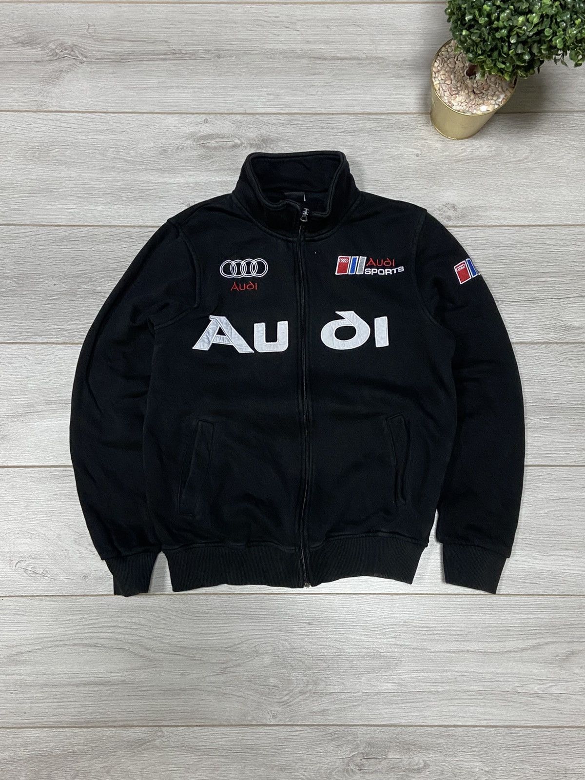 Audi Audi zip sweatshirt high neck Size US M / EU 48-50 / 2 - 1 Thumbnail