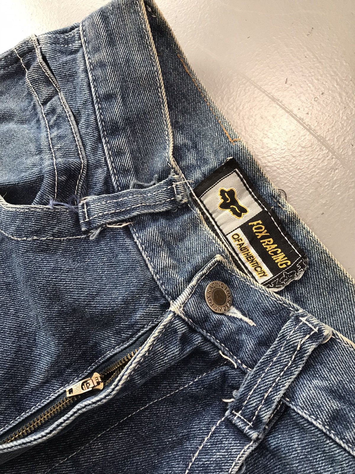 Fox Racing × Vintage Rare vintage fox racing embroidered denim Size US 28 / EU 44 - 4 Thumbnail