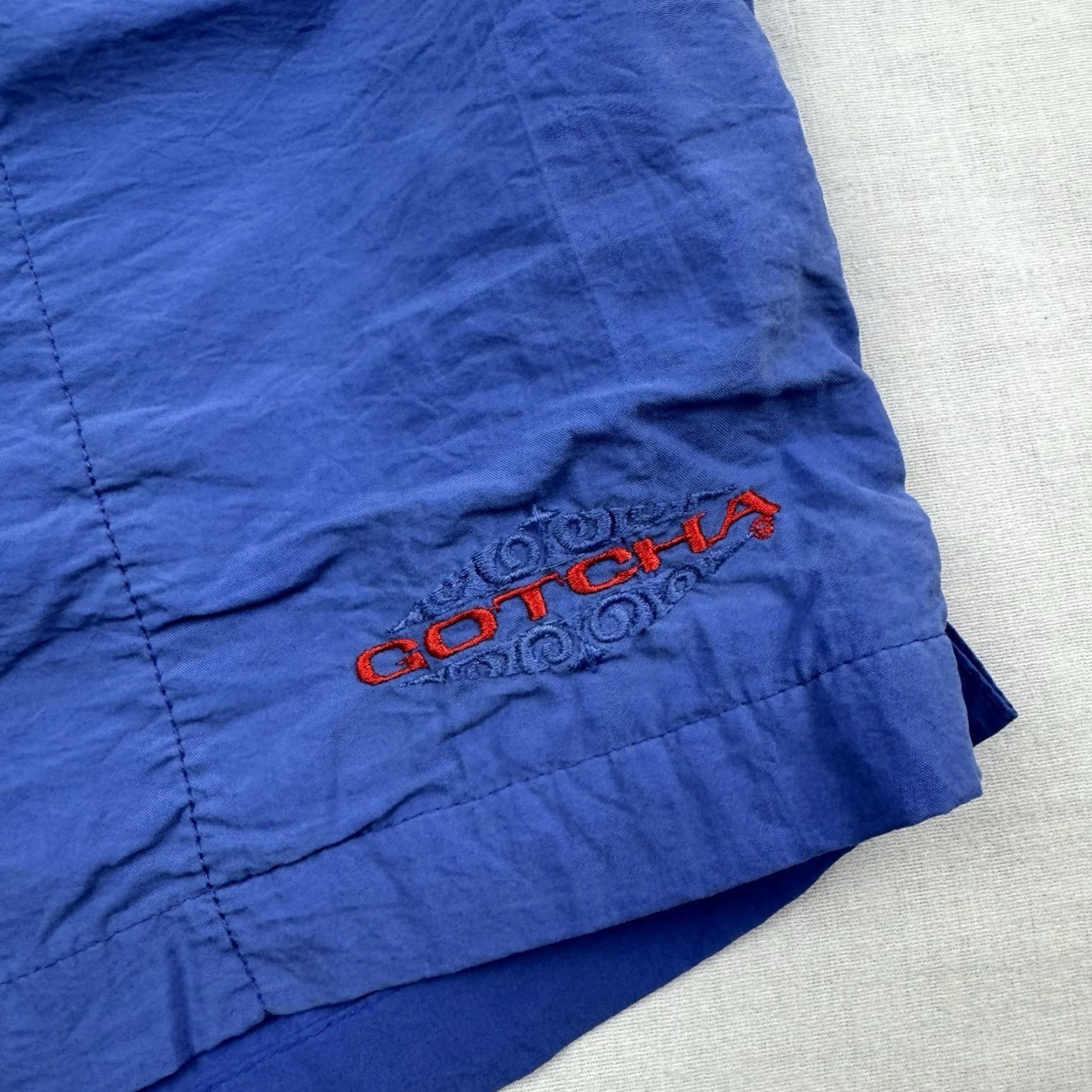 Gotcha VINTAGE Gotcha Swim Trunks Men 32 Blue Trunks Beach 90s Mens Size US 32 / EU 48 - 2 Thumbnail